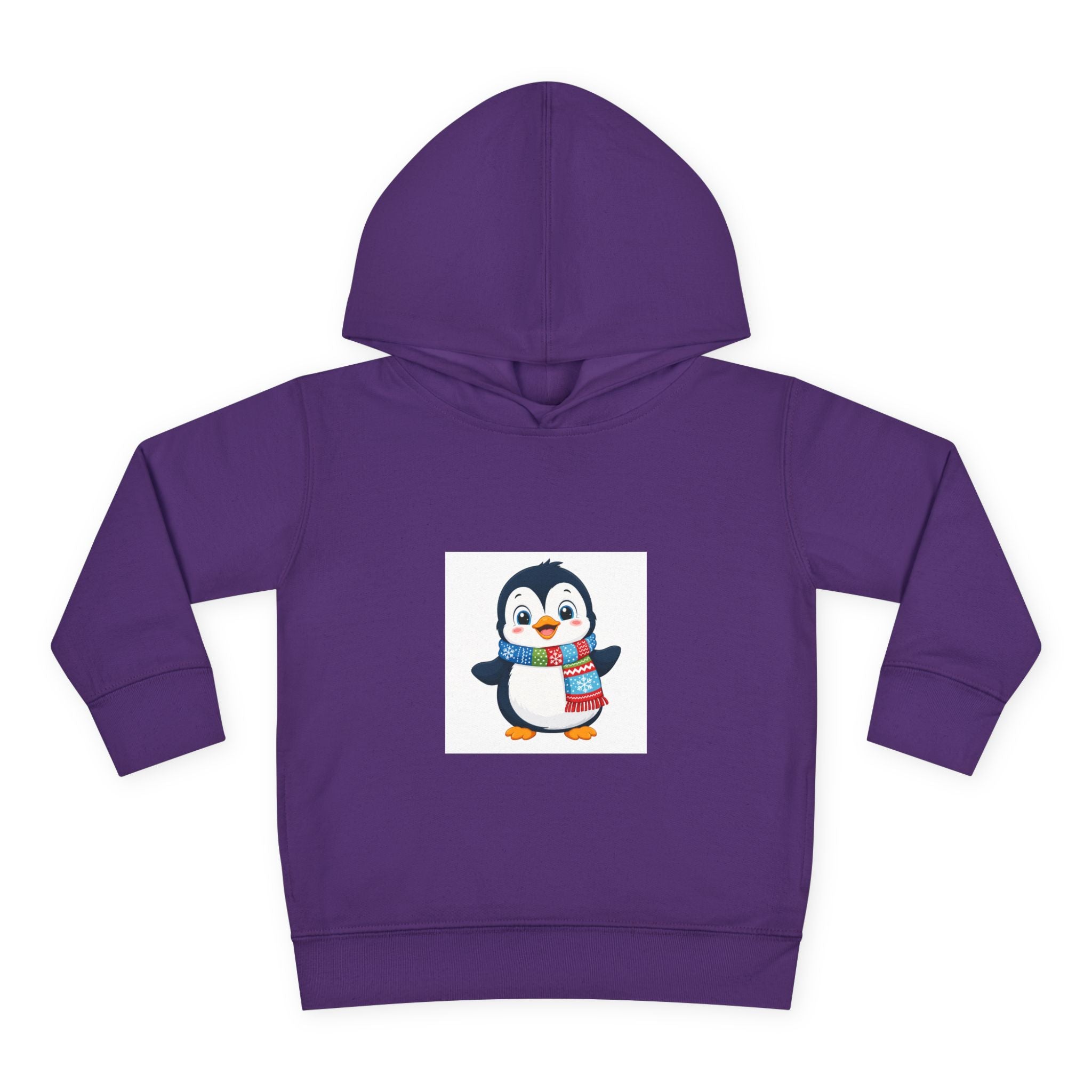 Waddle Penguin soft toddler hoodie from the Nureli collection, view 11