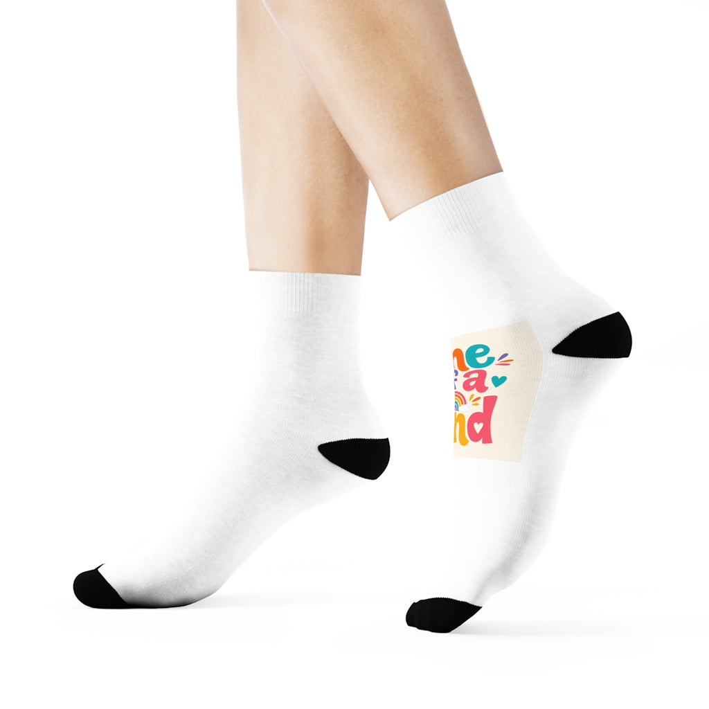 One Of A Kind kids crew socks from the Nureli collection, view 5
