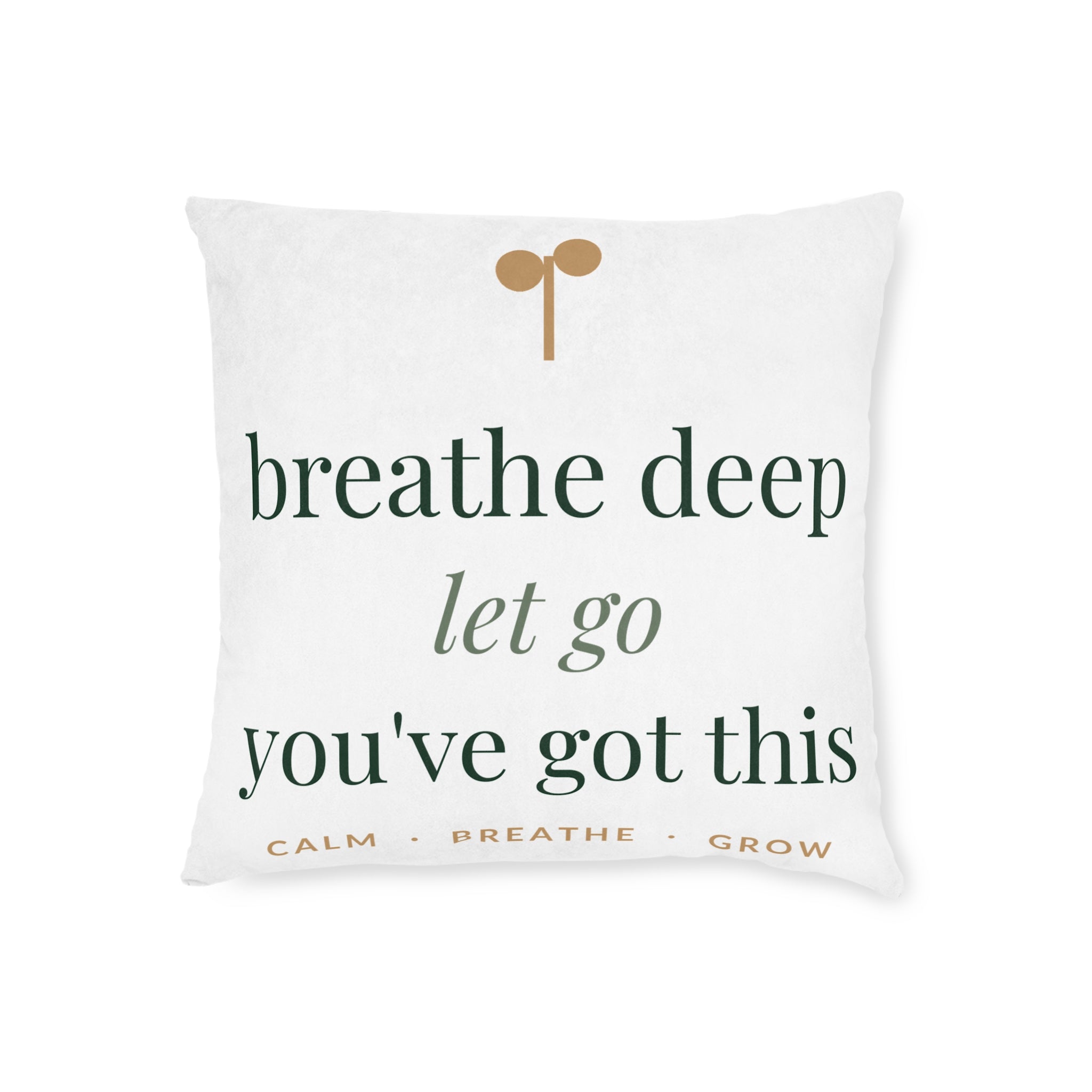 Breathe deep, let go, you've got this Pillow