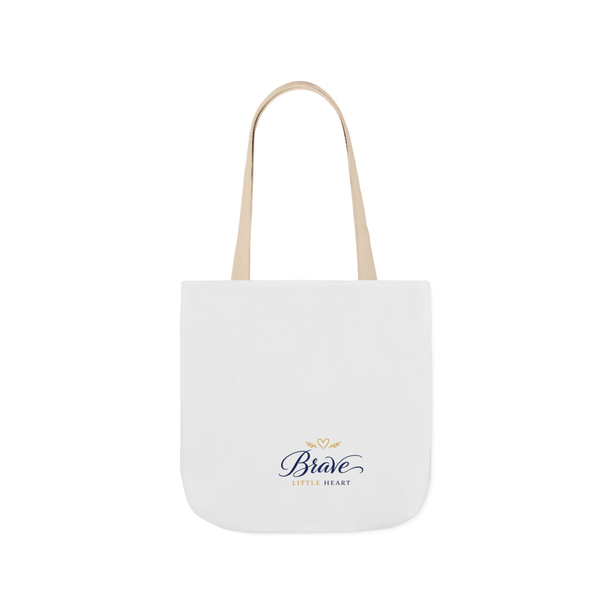 Brave Little Heart canvas tote bag from the Nureli collection, view 6