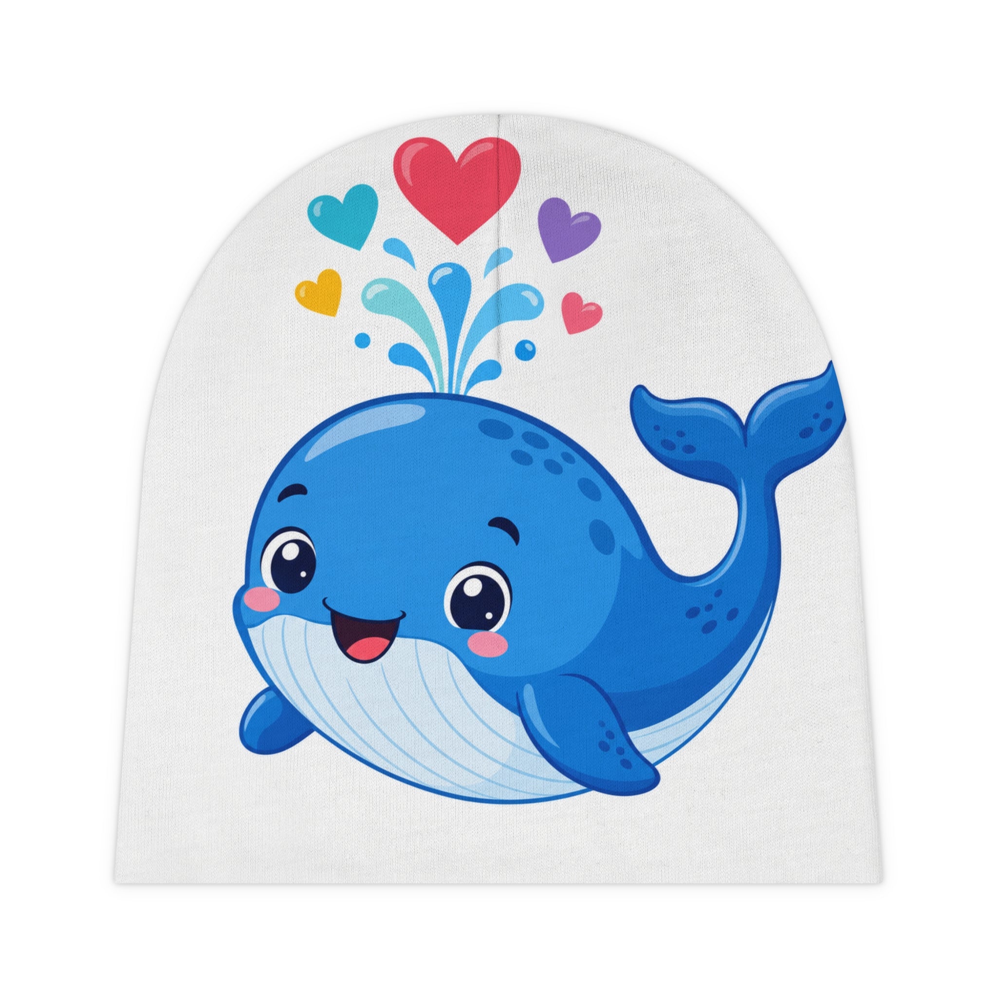 Happy Whale Baby Beanie — Nureli Kids