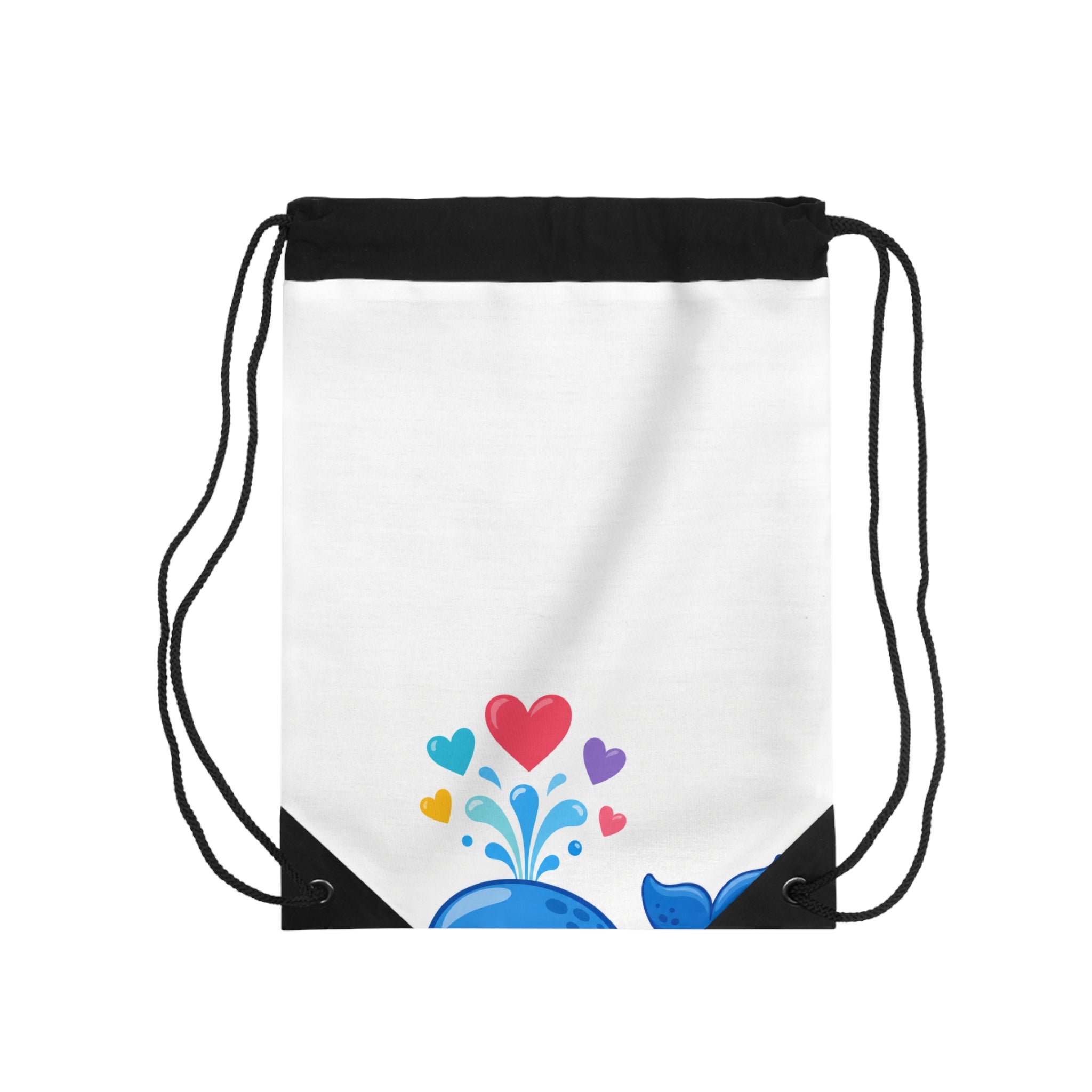 Happy Whale Kids Drawstring Bag — Nureli Kids