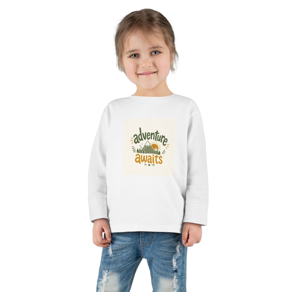 Adventure Awaits Toddler Long-Sleeve Tee — Nureli Kids
