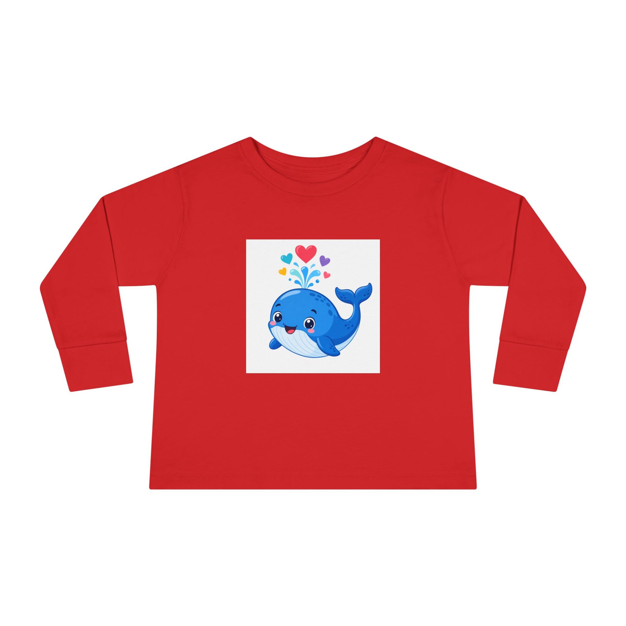 Happy Whale Toddler Long-Sleeve Tee — Nureli Kids