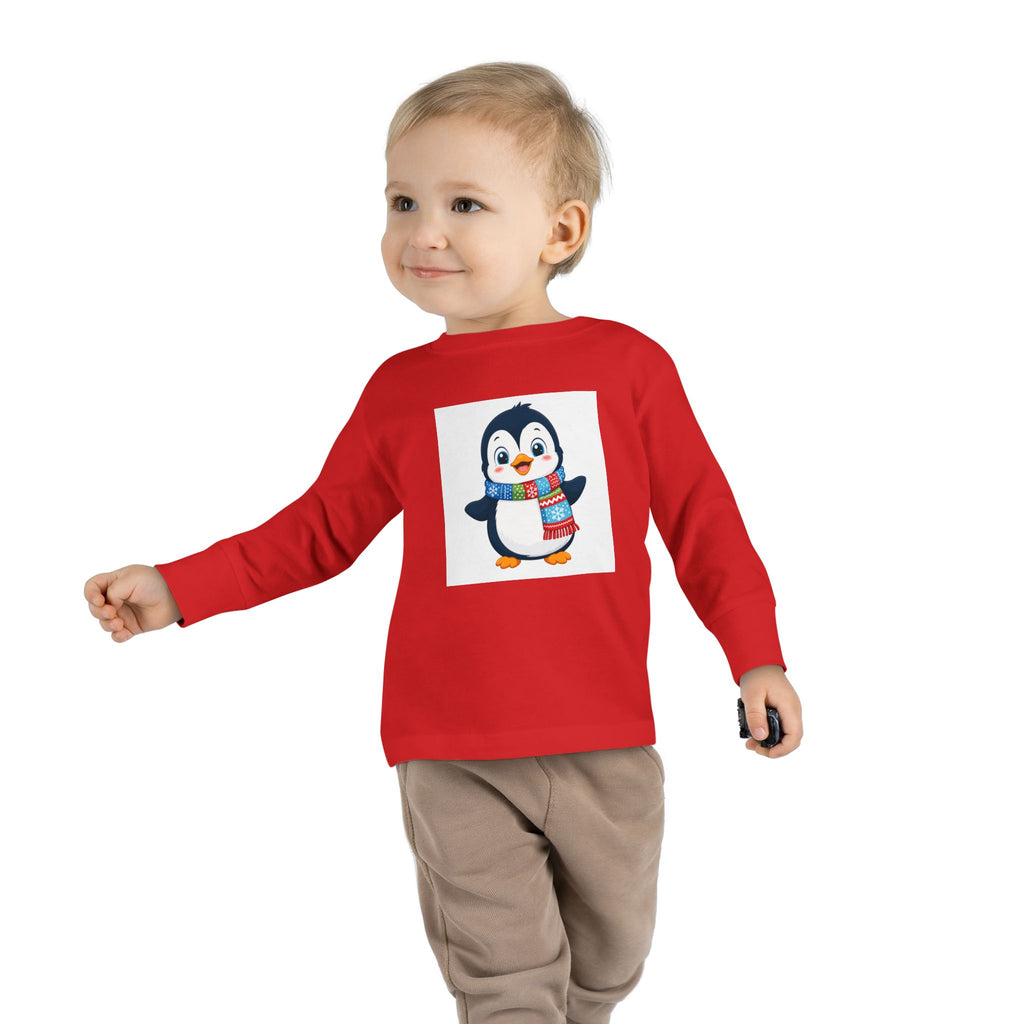 Waddle Penguin Toddler Long-Sleeve Tee — Nureli Kids