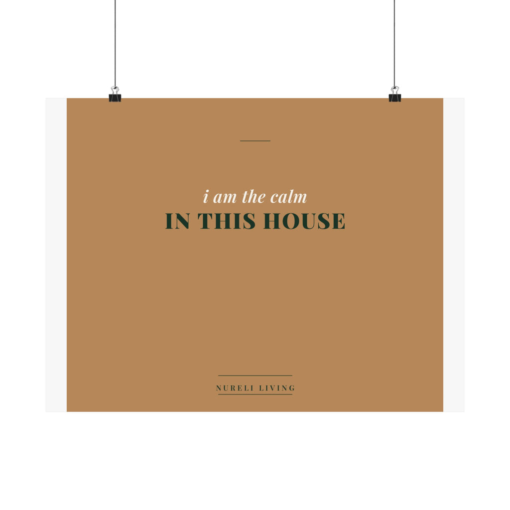 The Calm In This House Art Print