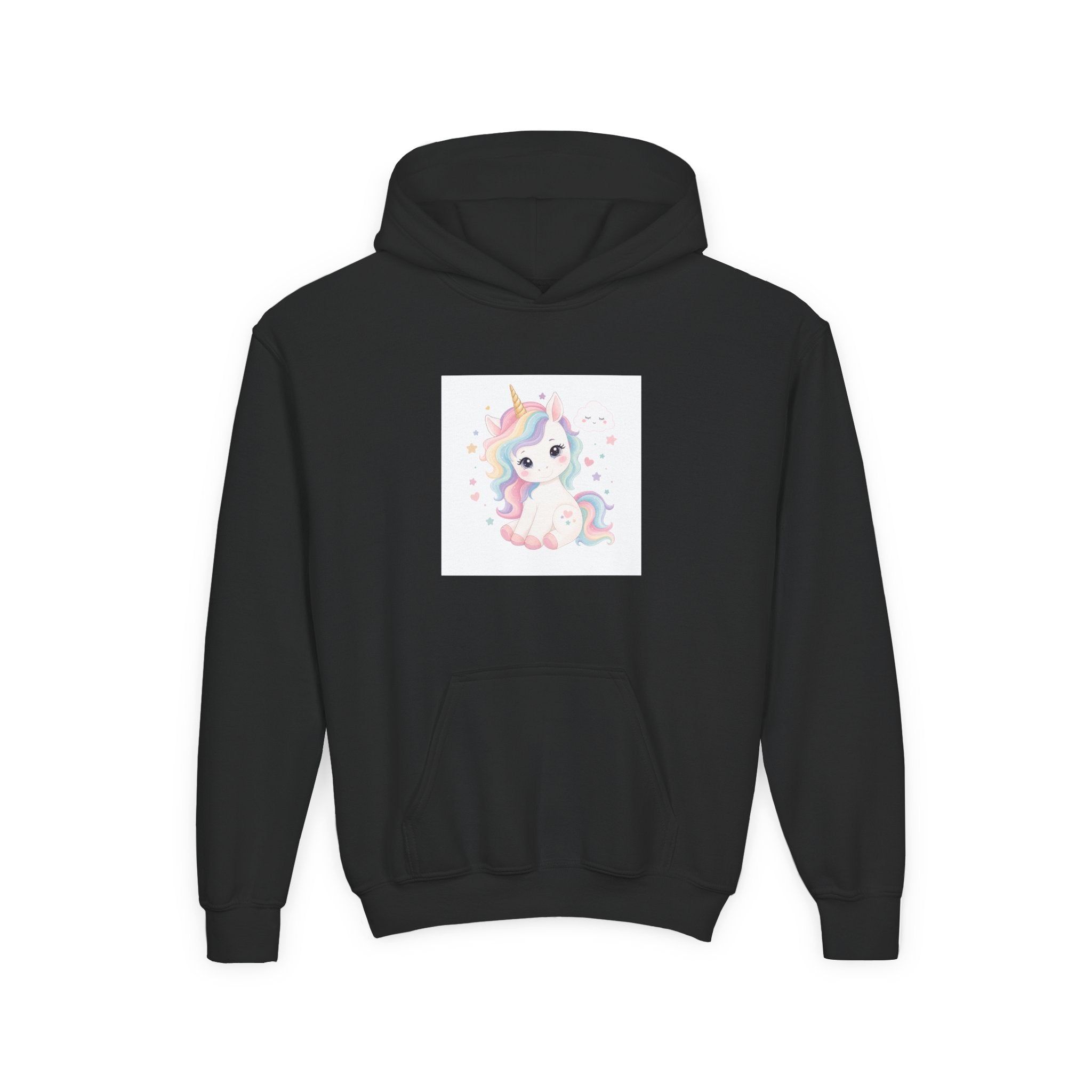 Dreamy Unicorn soft toddler hoodie from the Nureli collection, view 2