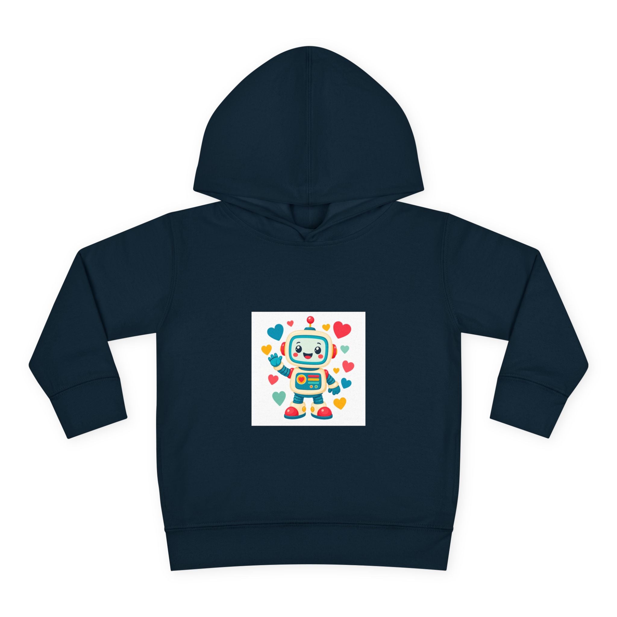 Beep Boop Robot soft toddler hoodie from the Nureli collection, view 10