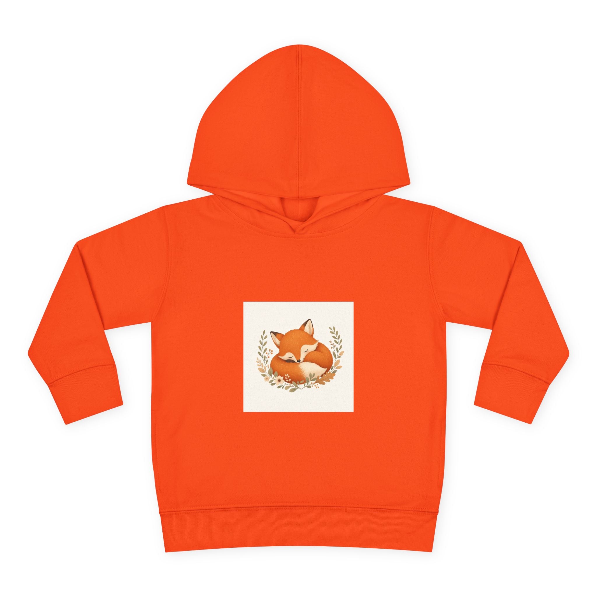 Clever Fox soft toddler hoodie from the Nureli collection, view 2