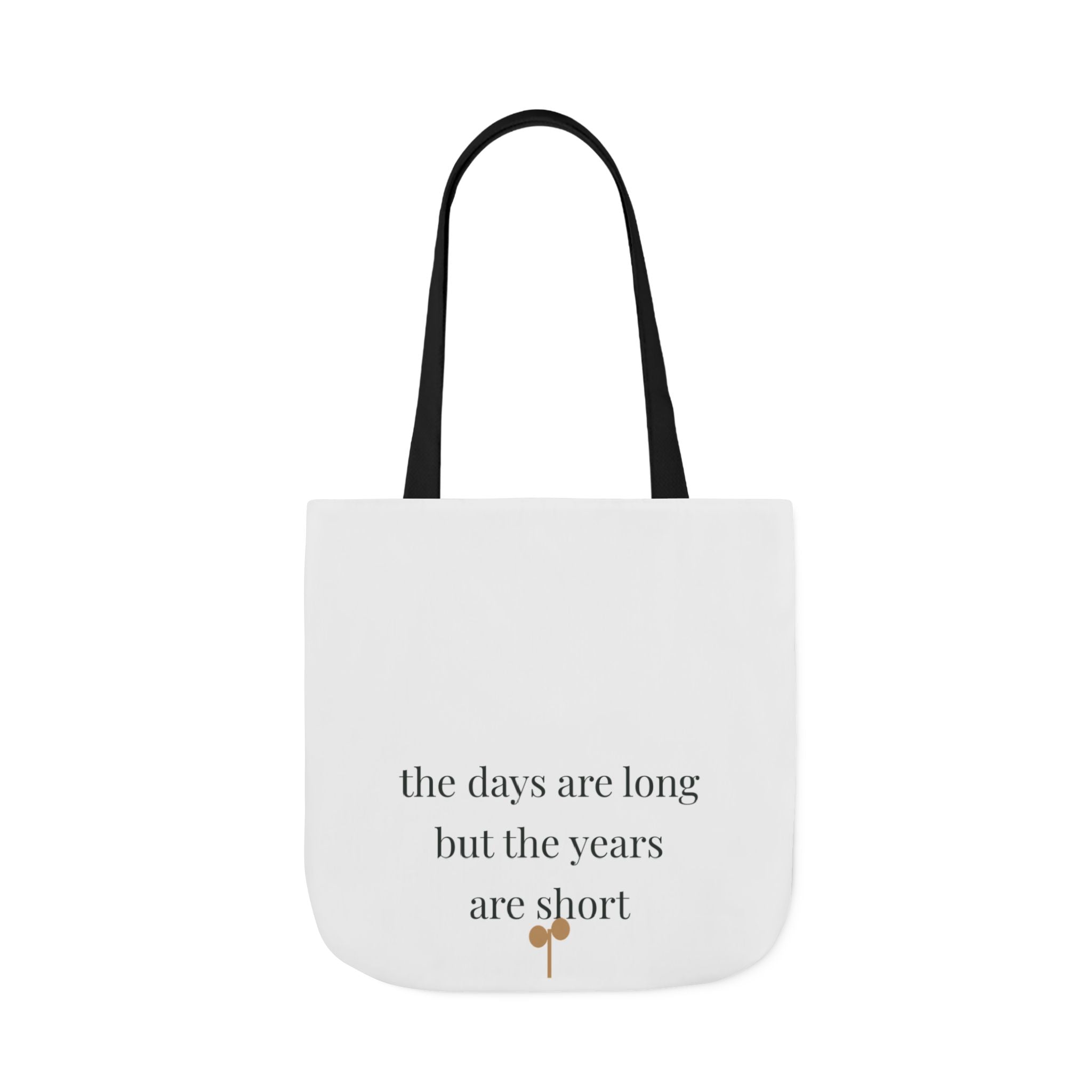 The days are long but the years are short Tote canvas tote bag from the Nureli collection, view 12