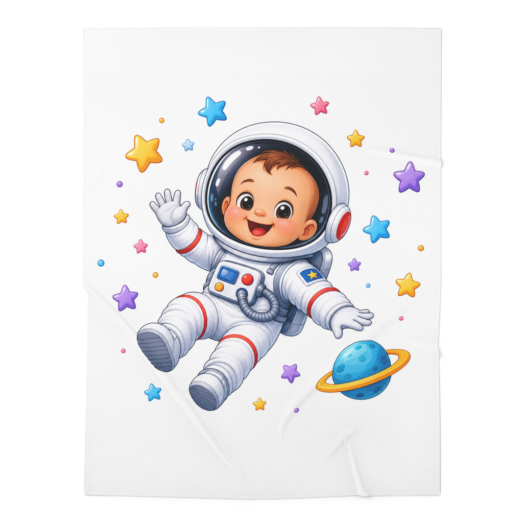 Little Astronaut Baby Swaddle Blanket — Nureli Kids