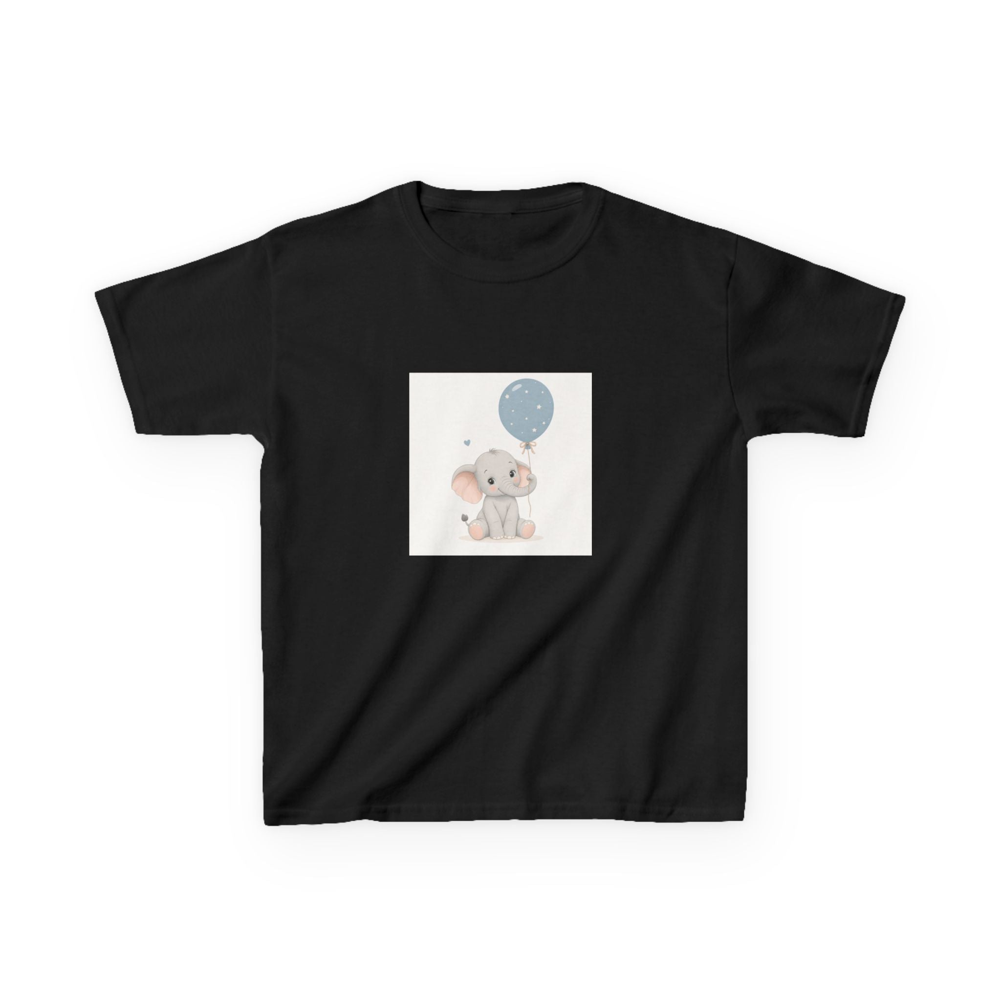 Little Elephant soft kids tee from the Nureli collection, view 3