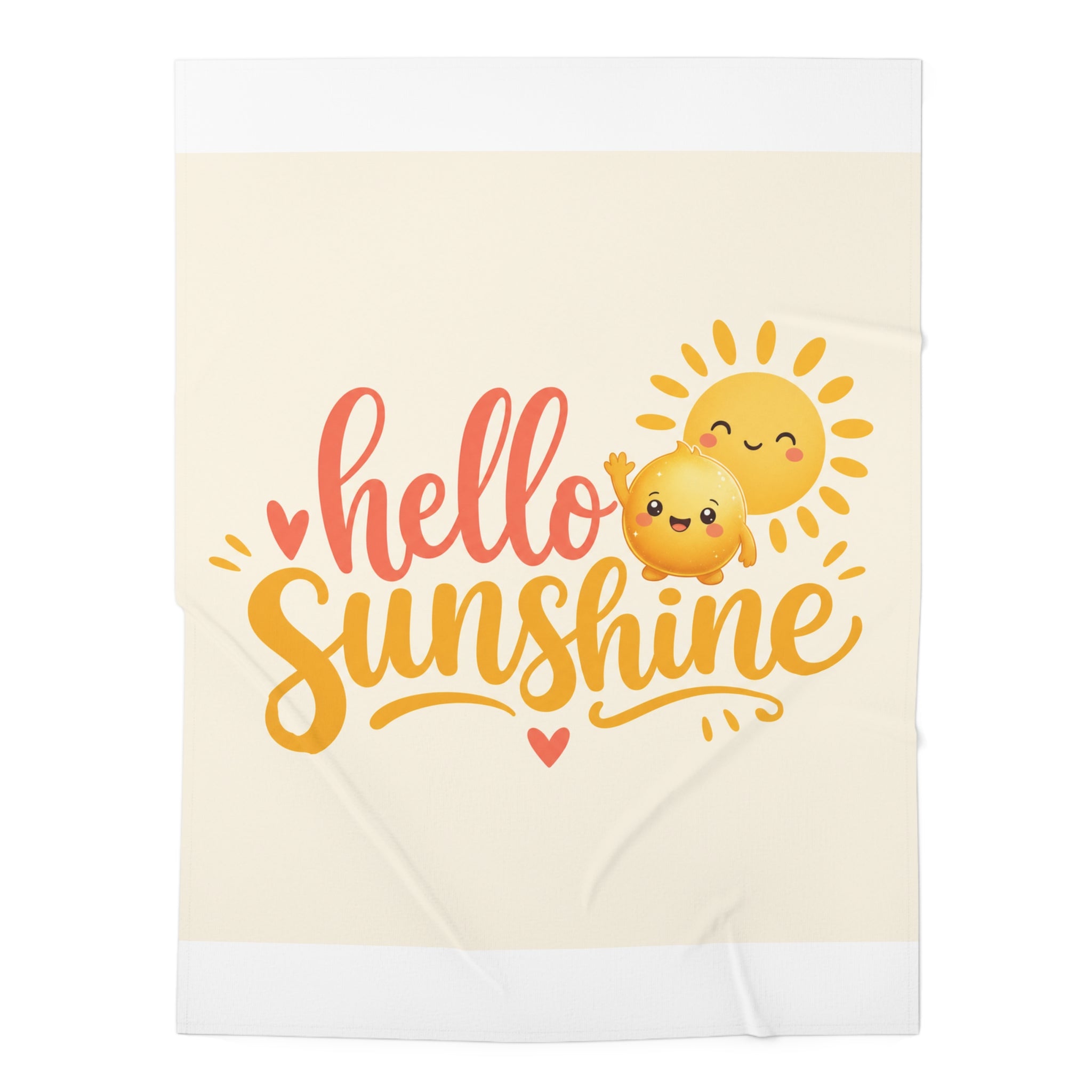 Hello Sunshine baby swaddle blanket for newborns by Nureli Kids