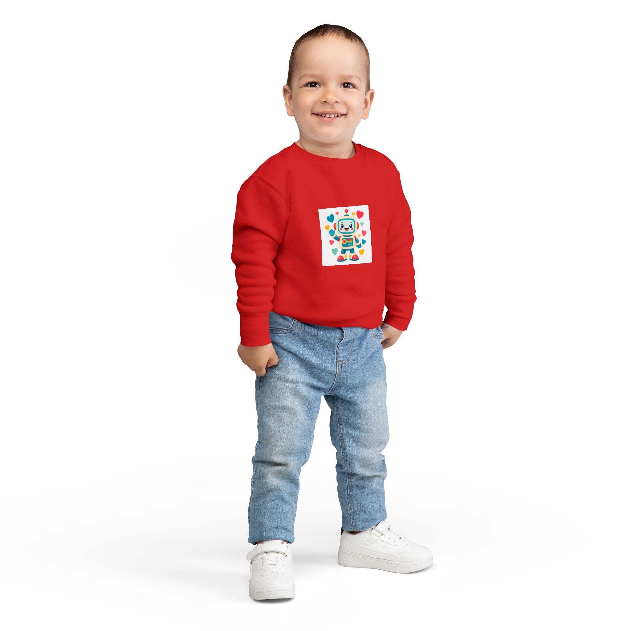 Beep Boop Robot Toddler Sweatshirt — Nureli Kids