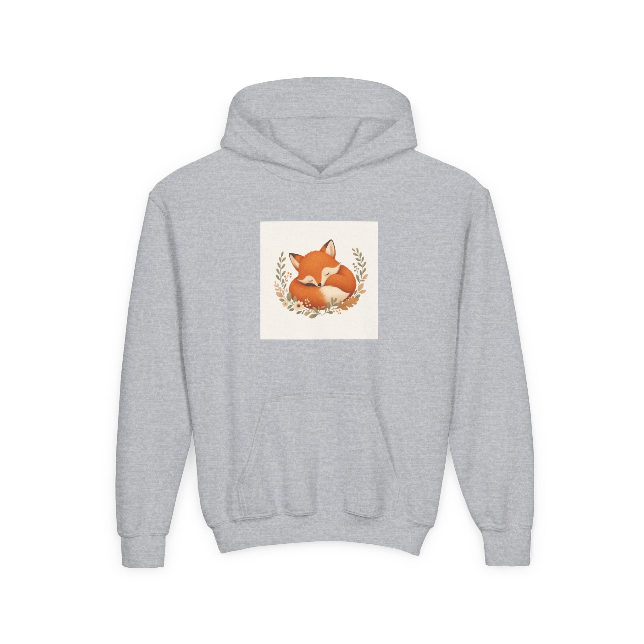 Clever Fox soft toddler hoodie from the Nureli collection, view 3