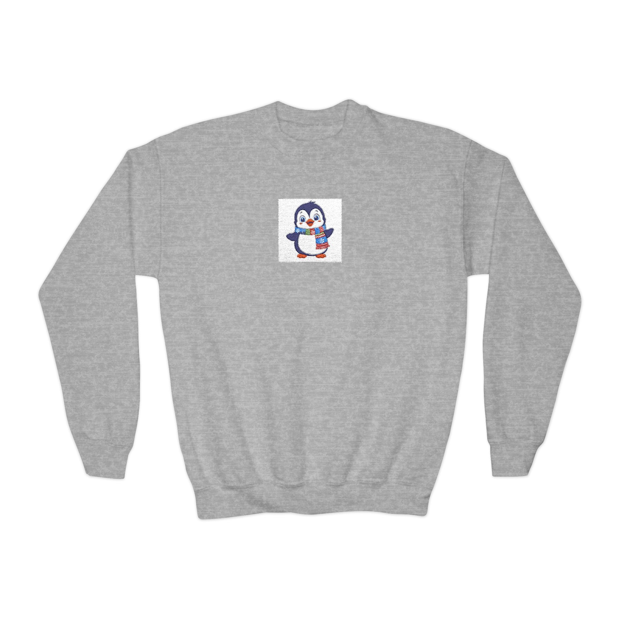 Waddle Penguin kids crew sweatshirt from the Nureli collection, view 3