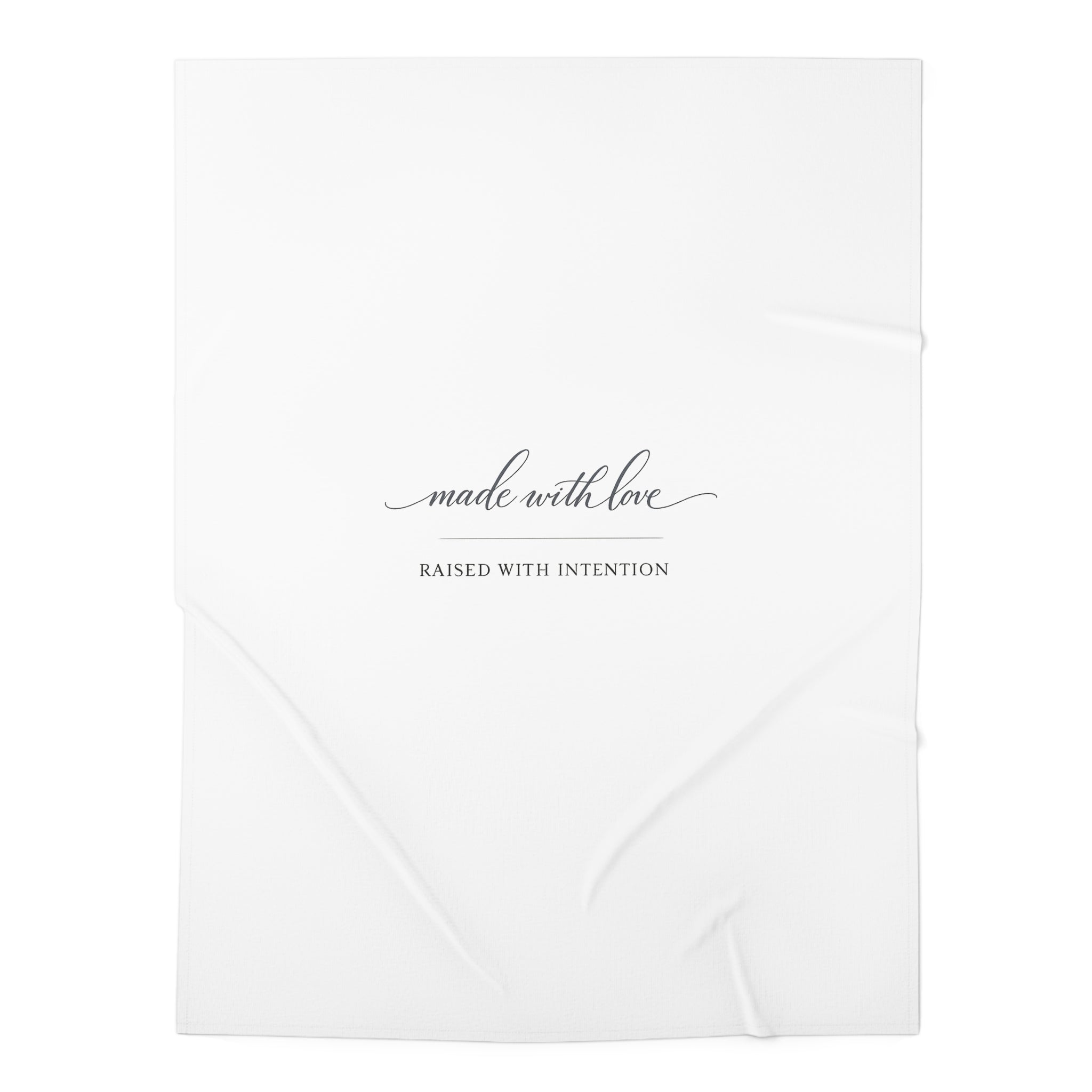 Made With Love, Raised With Intention Swaddle Blanket