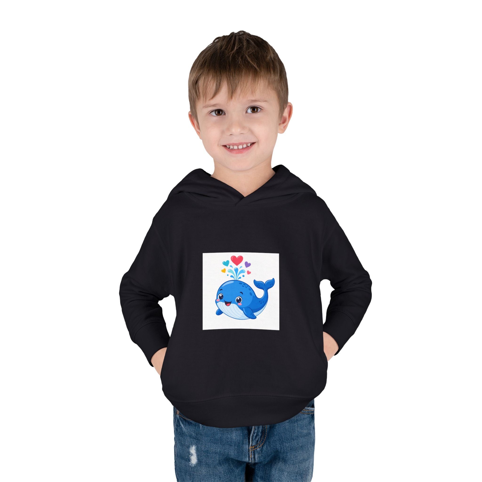 Happy Whale Toddler Hoodie — Nureli Kids