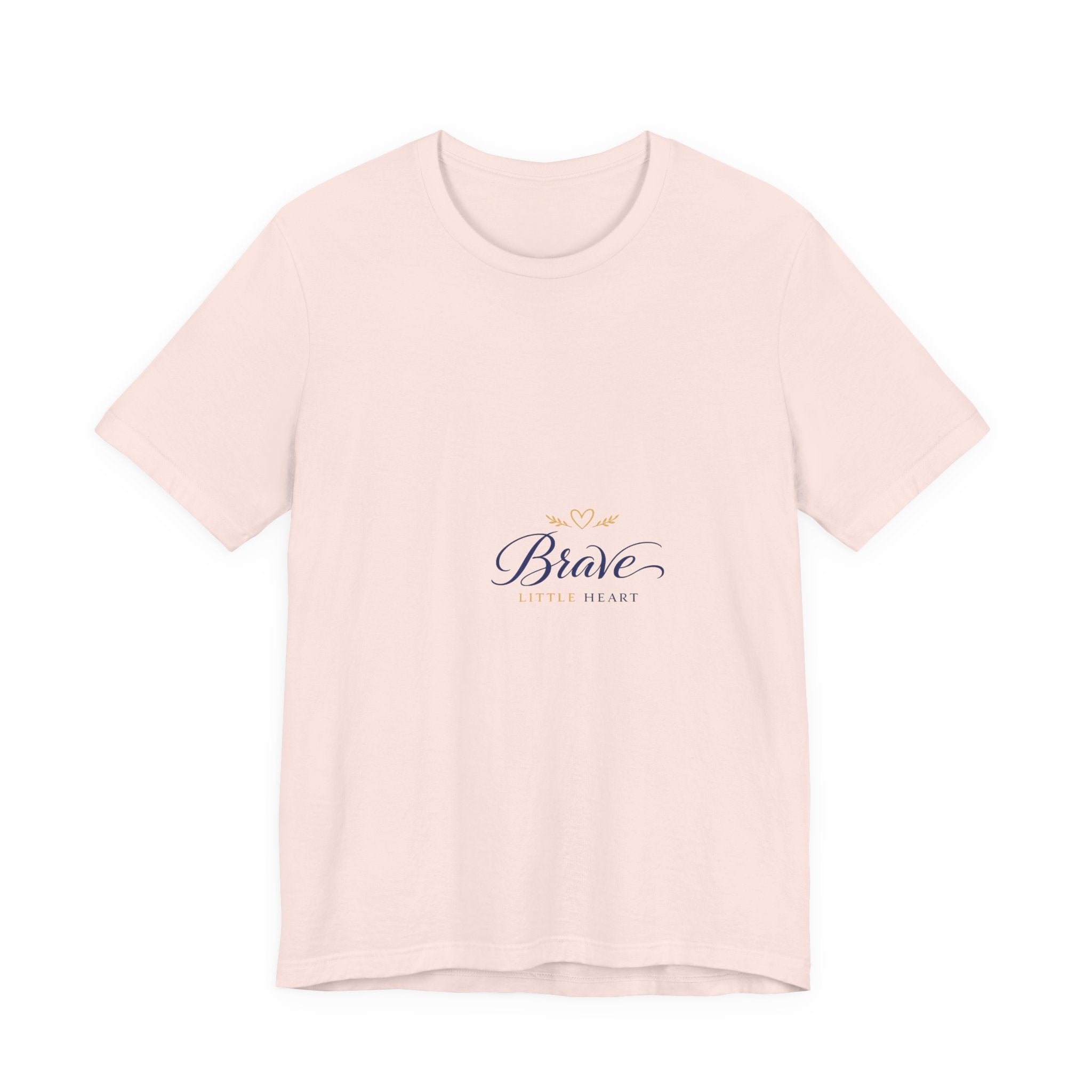 Brave Little Heart soft cotton tee from the Nureli collection, view 2
