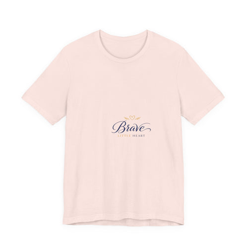 Brave Little Heart soft cotton tee from the Nureli collection, view 2