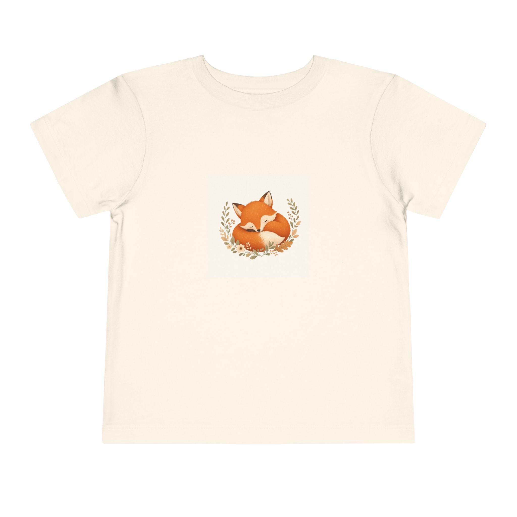 Clever Fox soft toddler tee from the Nureli collection, view 4