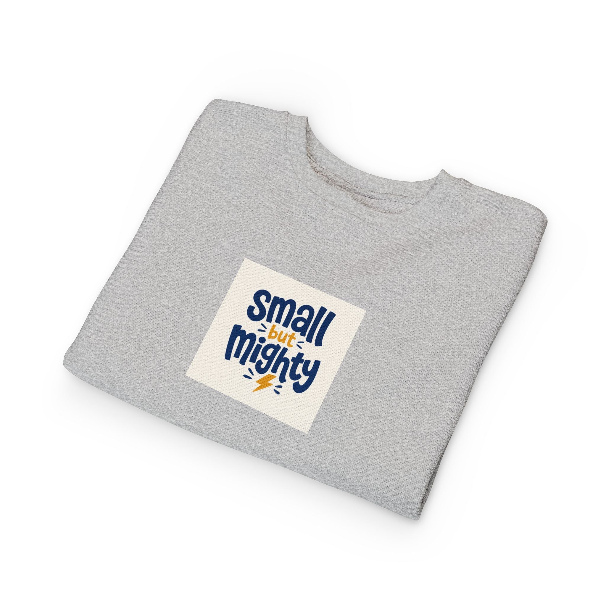 Small But Mighty Toddler Sweatshirt from the Nureli collection, view 13