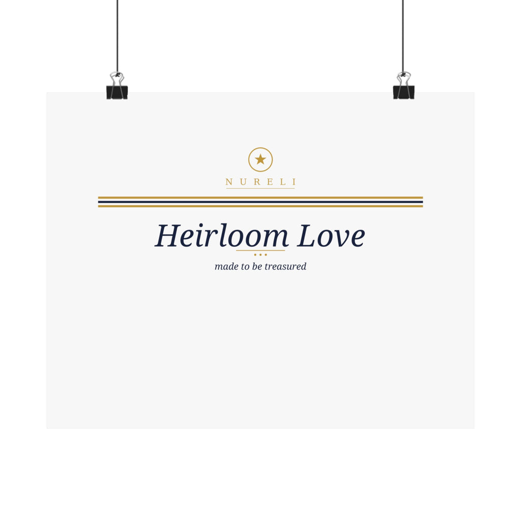 Heirloom Love wall art print from the Nureli collection, view 4