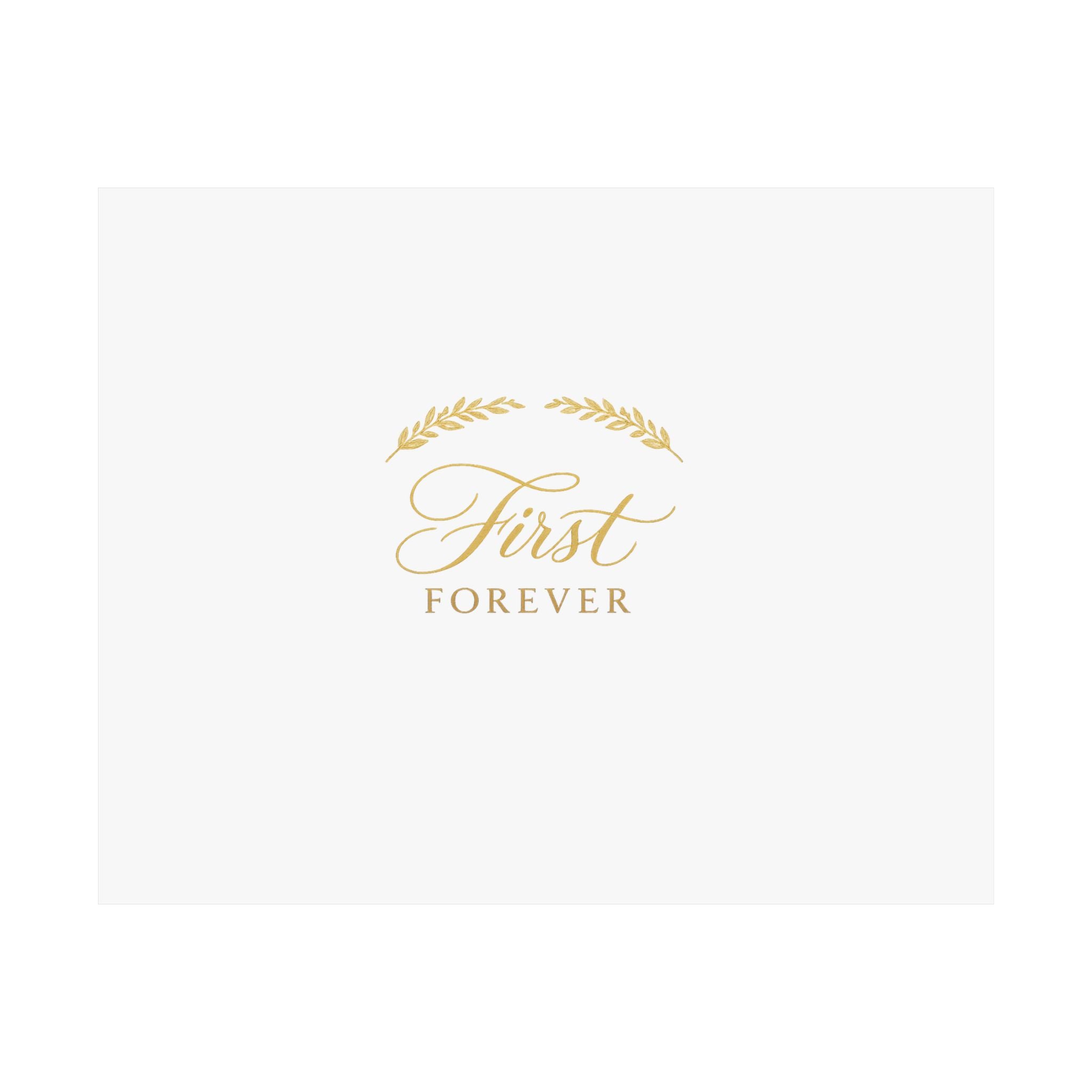 First & Forever wall art print from the Nureli collection, view 3