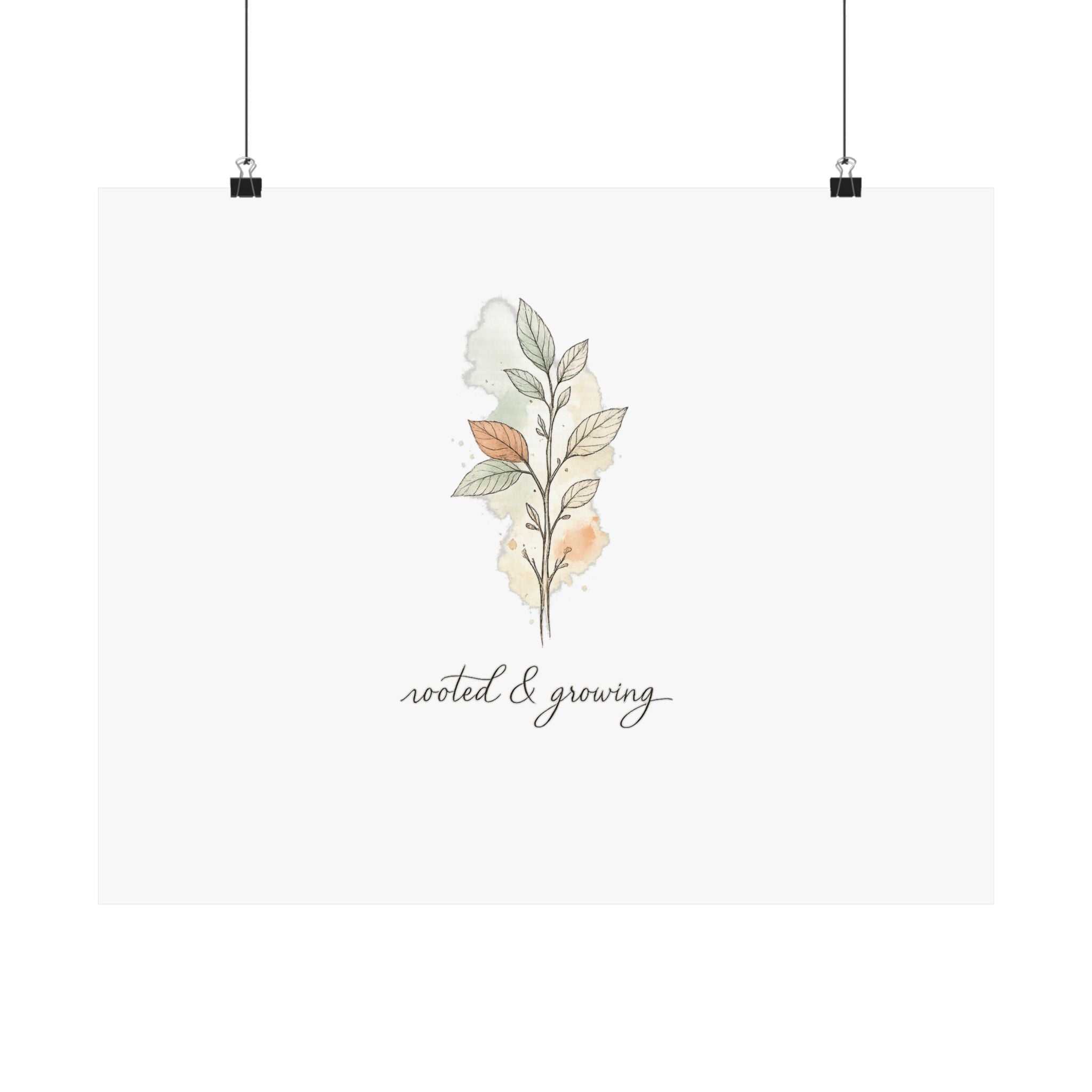 Rooted & Growing Art Print