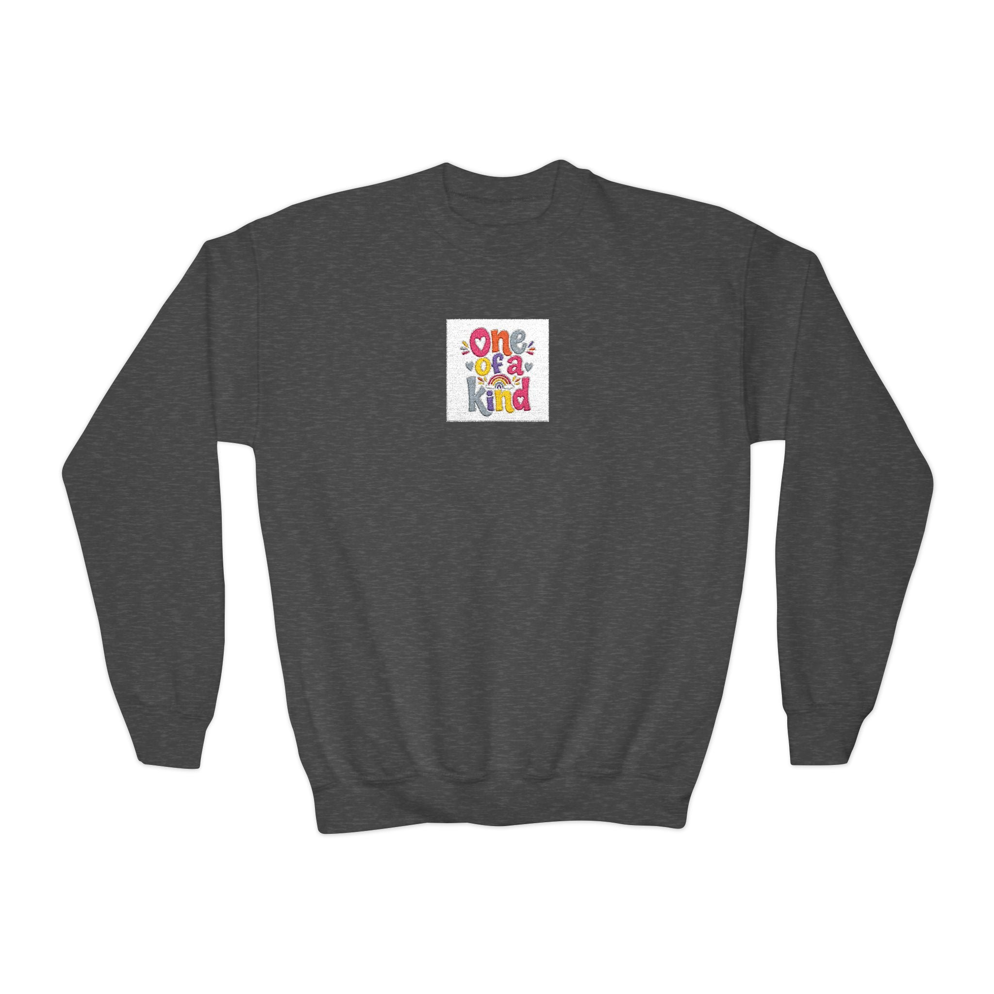 One Of A Kind kids crew sweatshirt from the Nureli collection, view 6