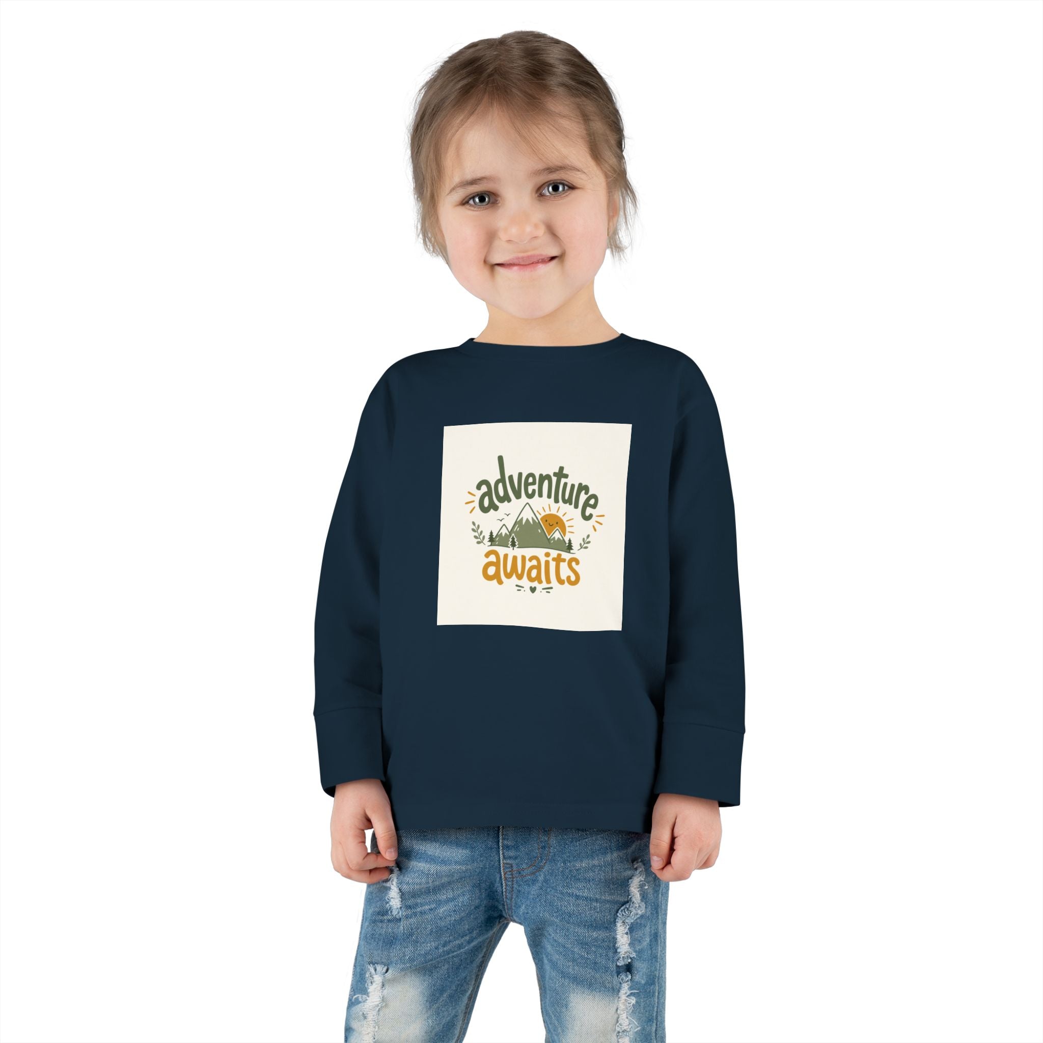 Adventure Awaits Toddler Long-Sleeve Tee — Nureli Kids