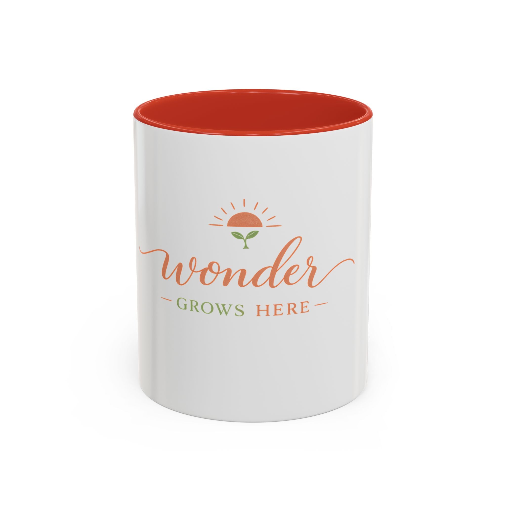 Wonder Grows Here ceramic coffee mug from the Nureli collection, view 5
