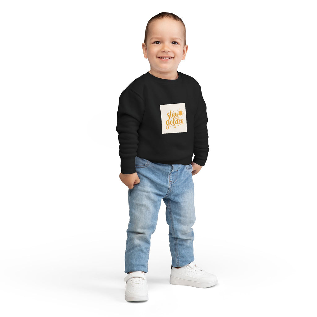Stay Golden Toddler Sweatshirt - Nureli Kids