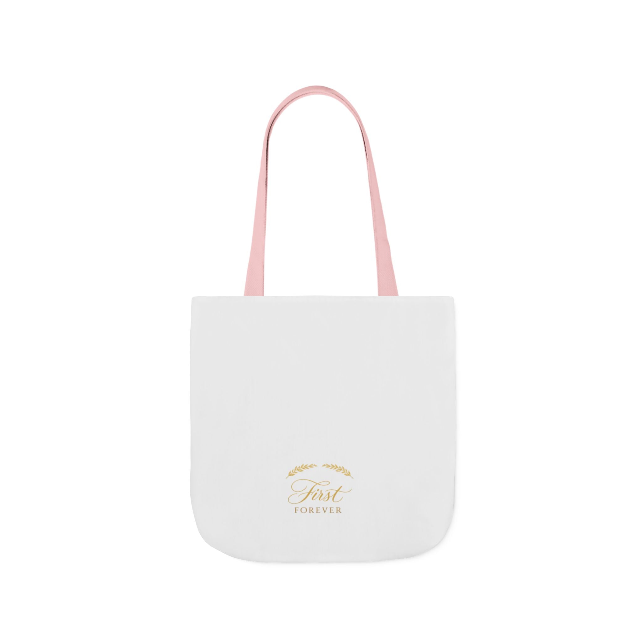 First & Forever canvas tote bag from the Nureli collection, view 10
