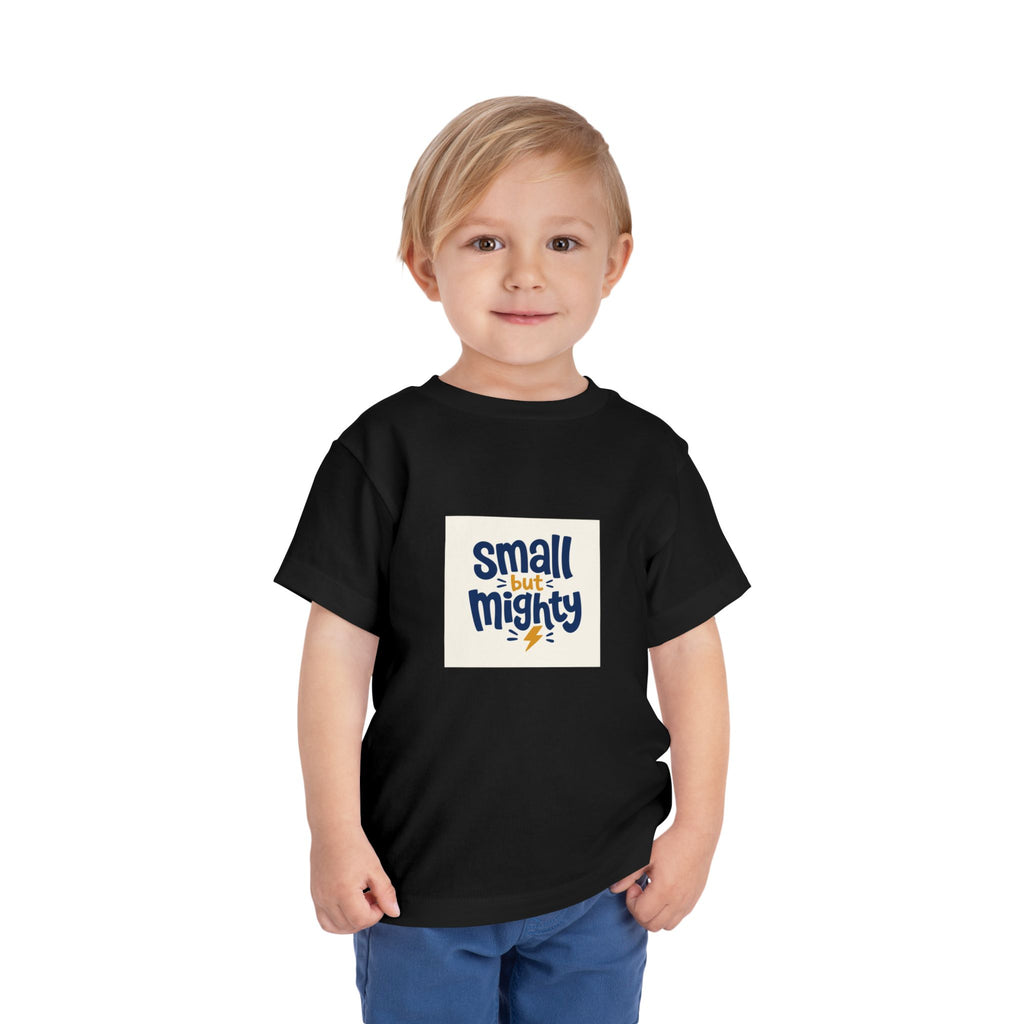 Small But Mighty Toddler T-Shirt from the Nureli collection, view 26