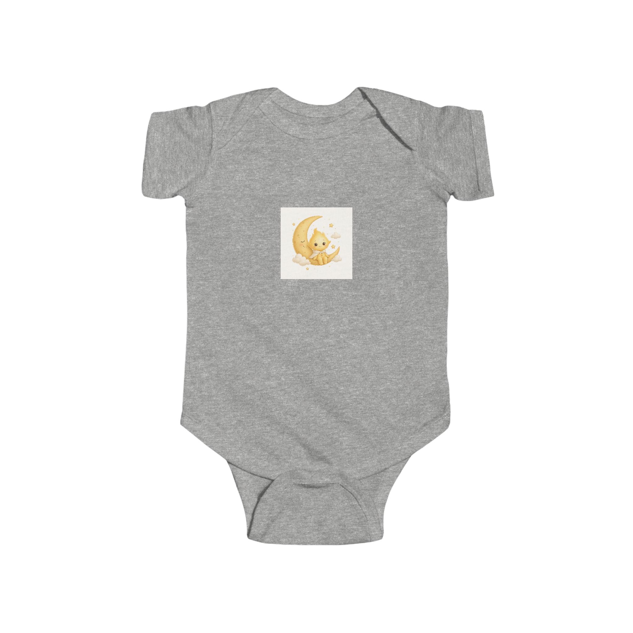 Lumi on the Moon soft baby bodysuit from the Nureli collection, view 3