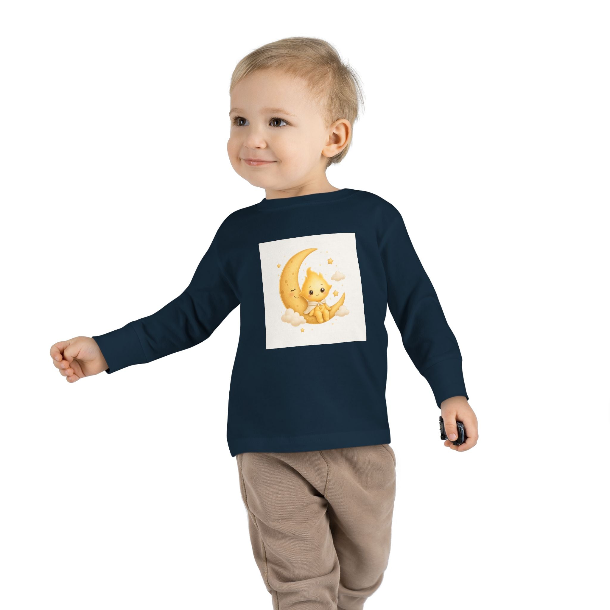 Lumi on the Moon Toddler Long-Sleeve Tee — Nureli Kids