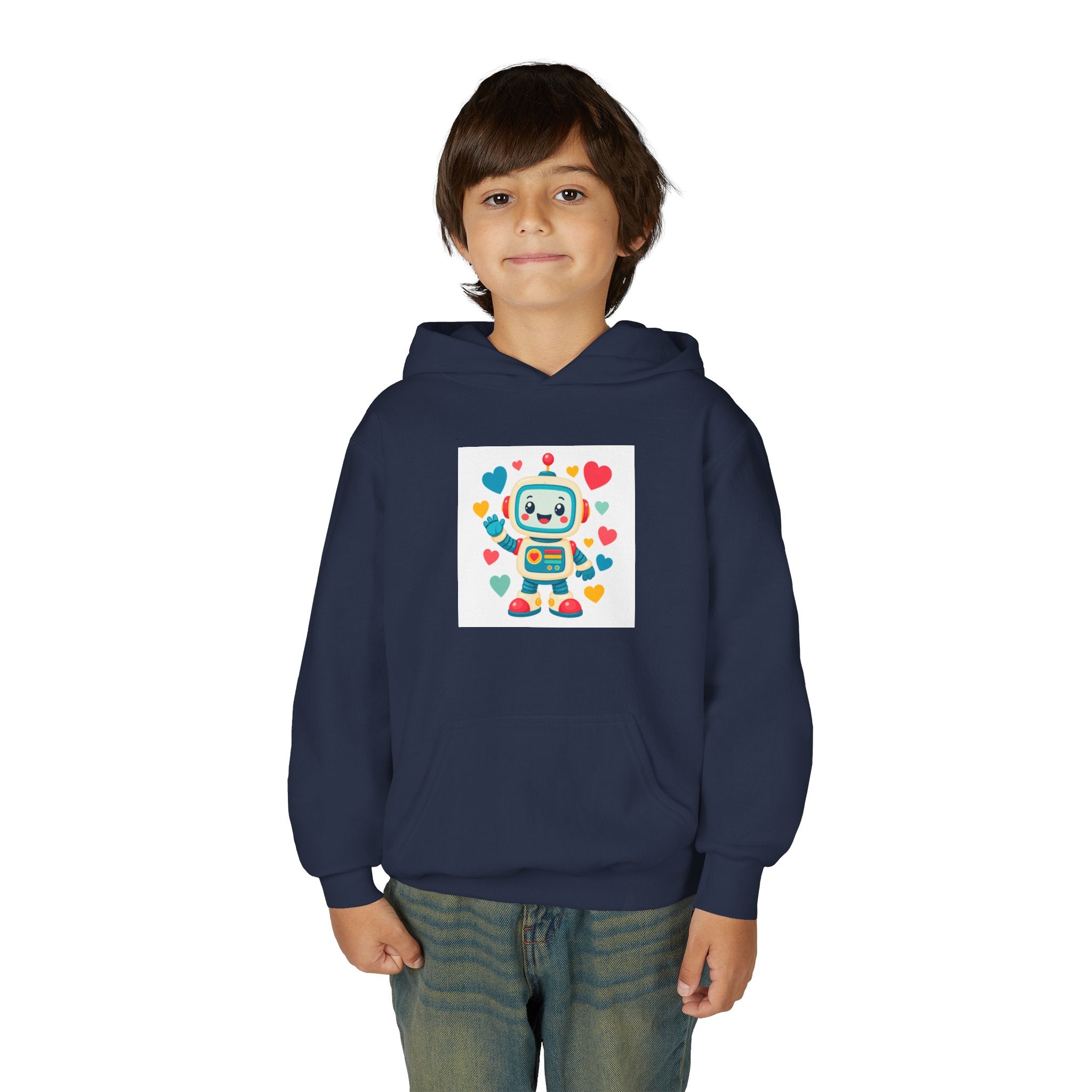 Beep Boop Robot Kids Hoodie — Nureli Kids