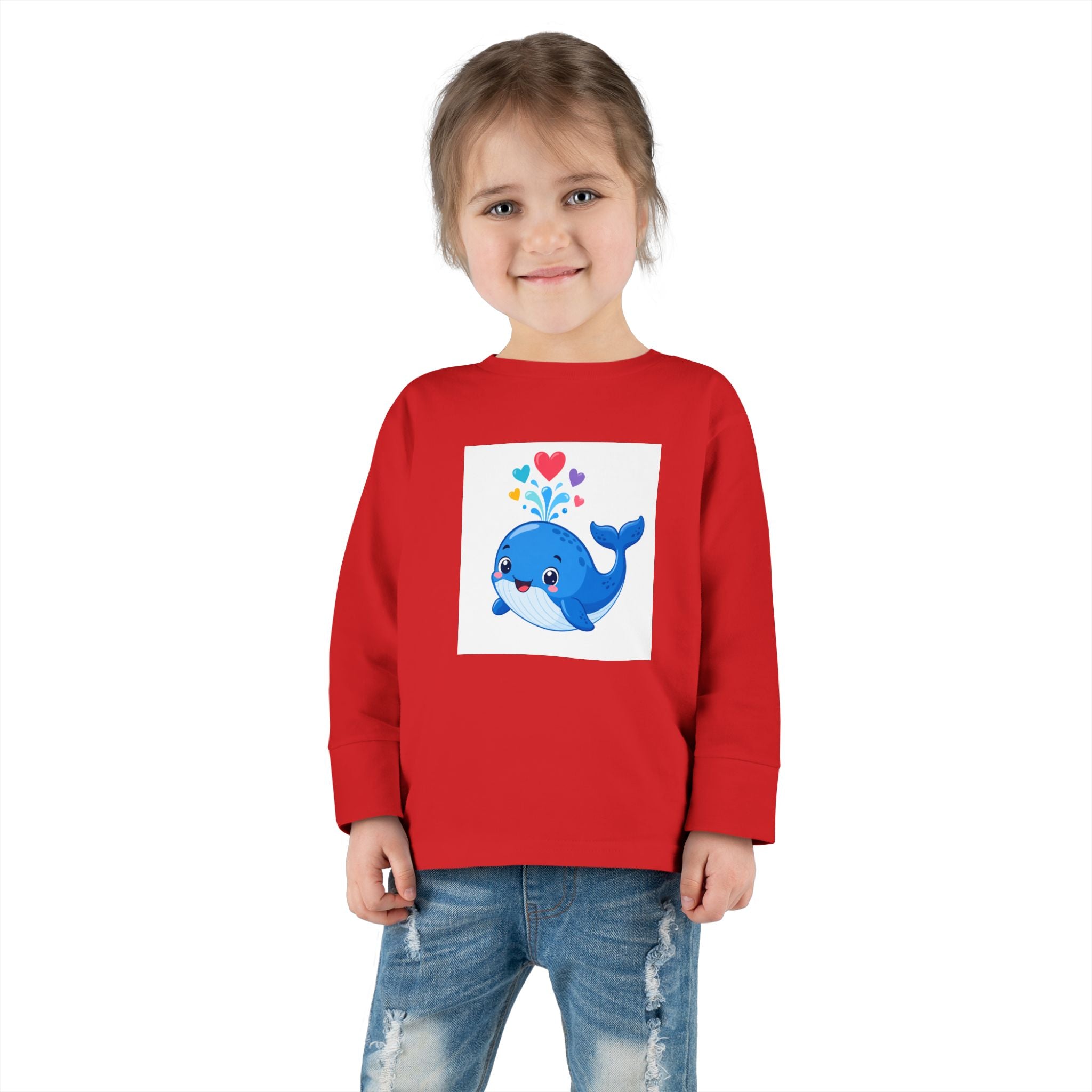 Happy Whale Toddler Long-Sleeve Tee — Nureli Kids