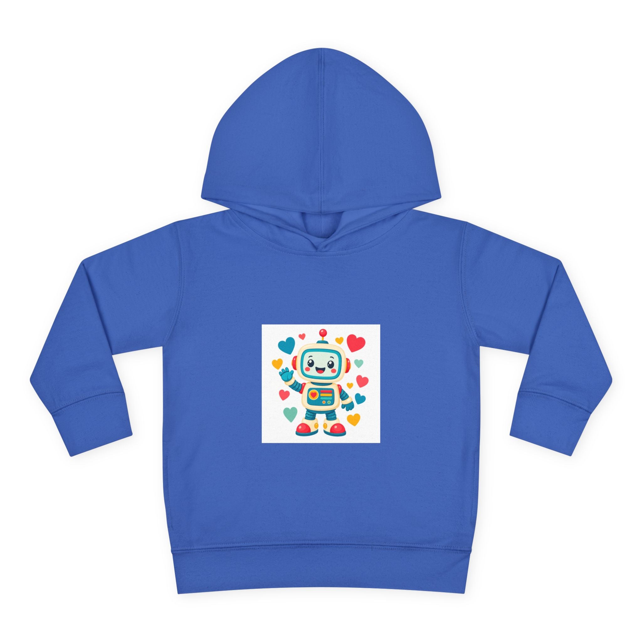 Beep Boop Robot soft toddler hoodie from the Nureli collection, view 5