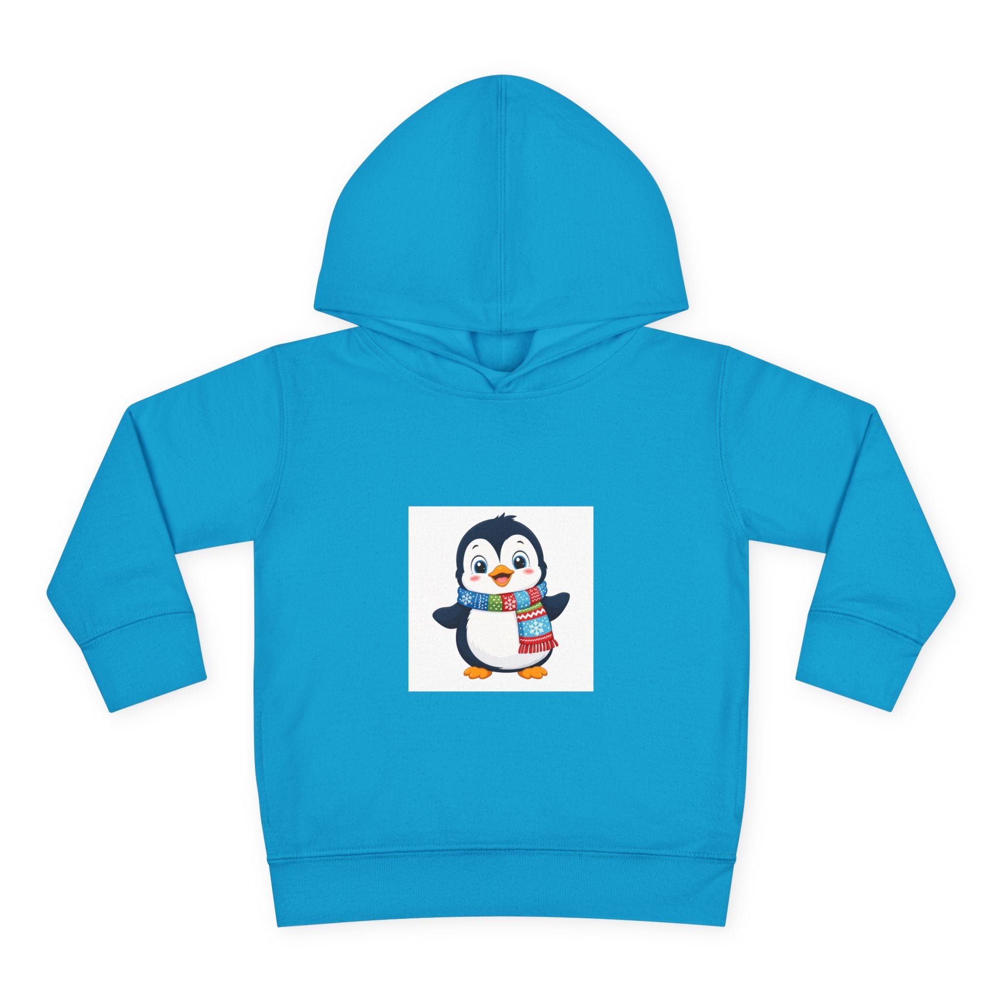Waddle Penguin soft toddler hoodie from the Nureli collection, view 6