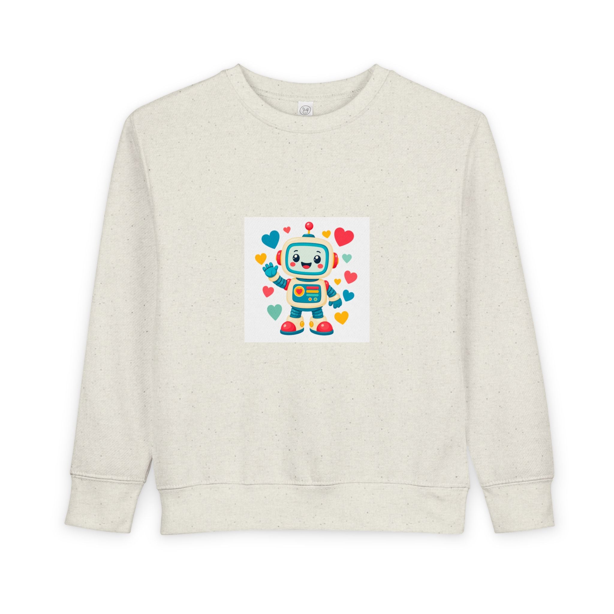 Beep Boop Robot toddler sweatshirt for kids by Nureli Kids