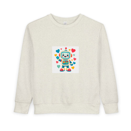 Beep Boop Robot toddler sweatshirt for kids by Nureli Kids