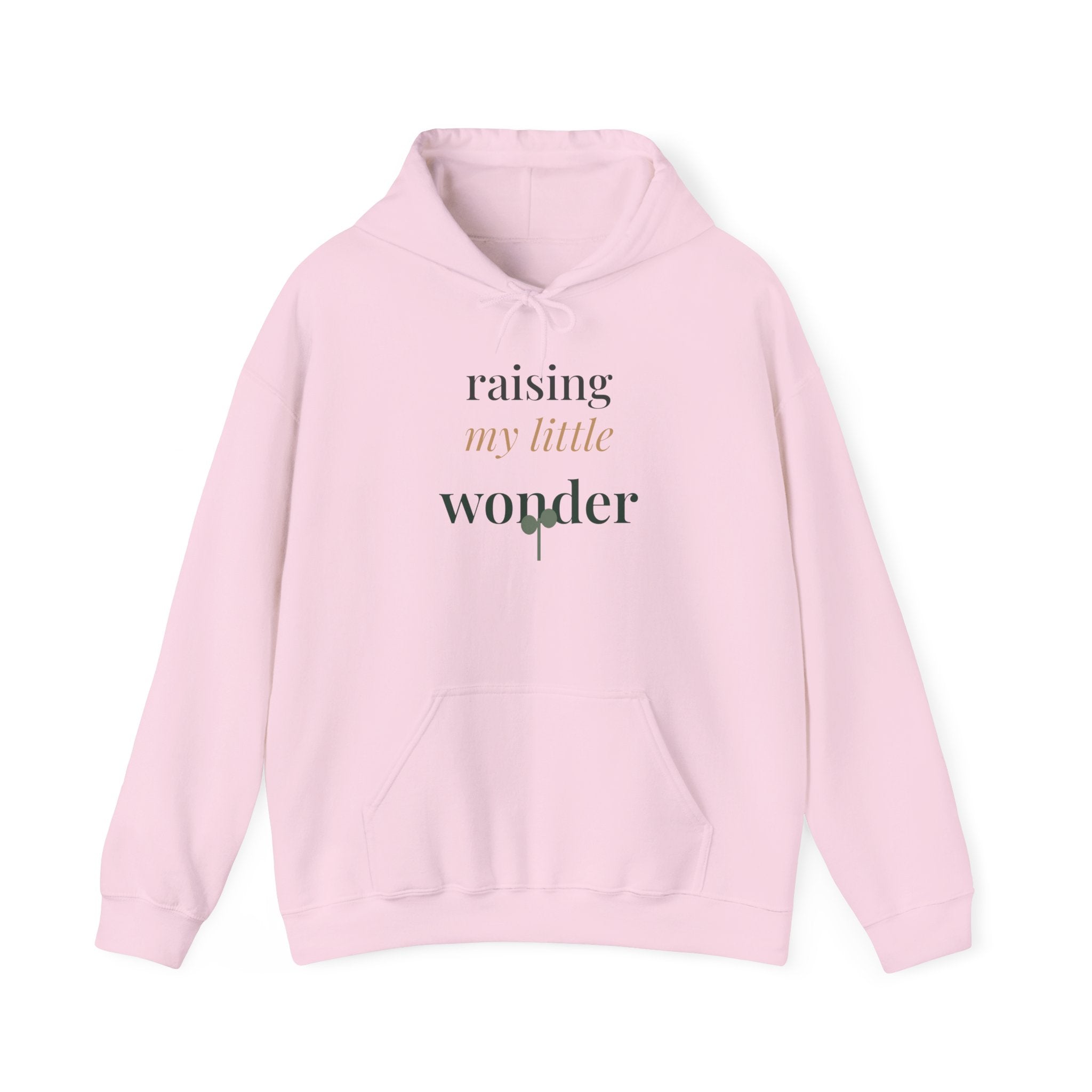 Raising my little wonder soft unisex hoodie from the Nureli collection, view 3