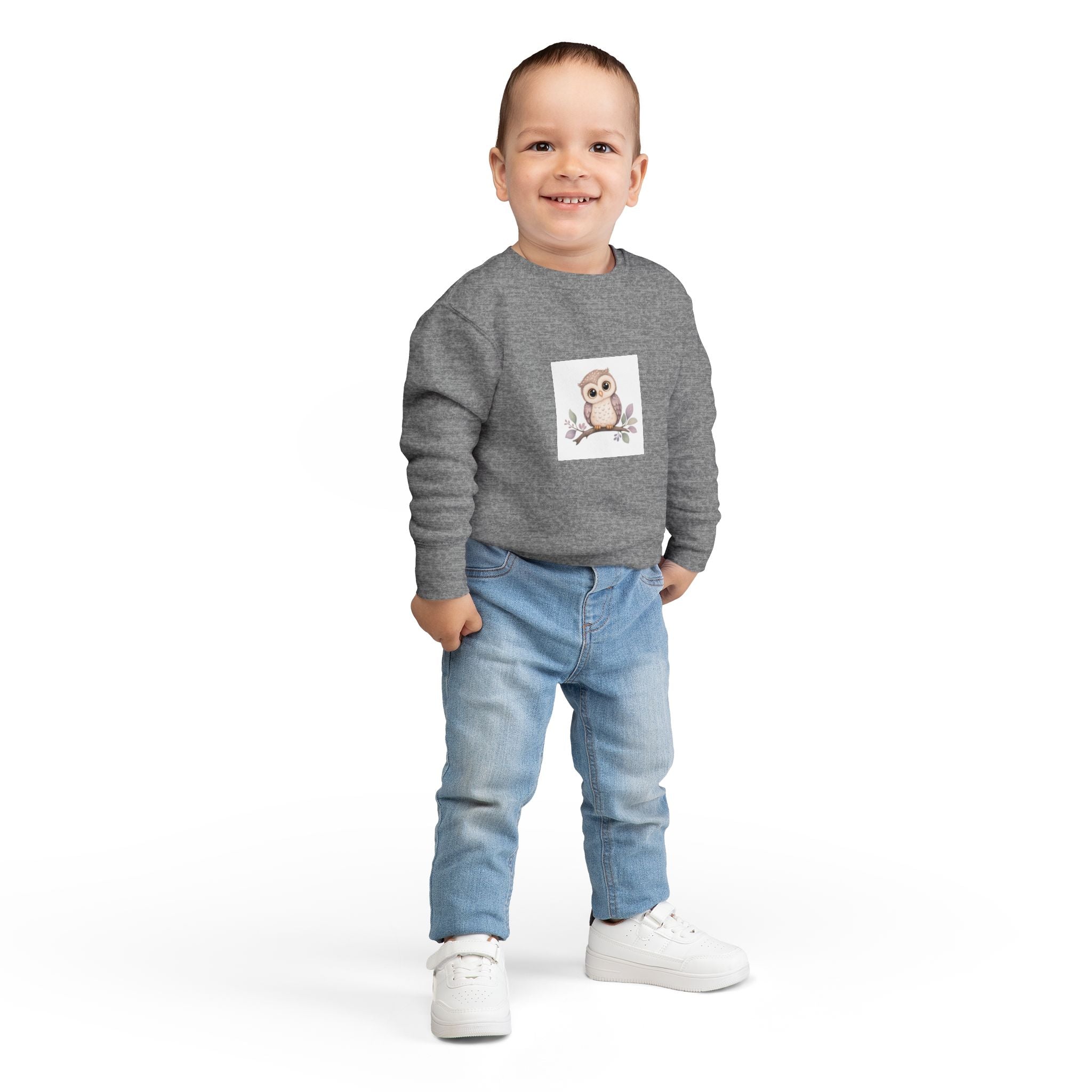 Wise Little Owl Toddler Sweatshirt — Nureli Kids
