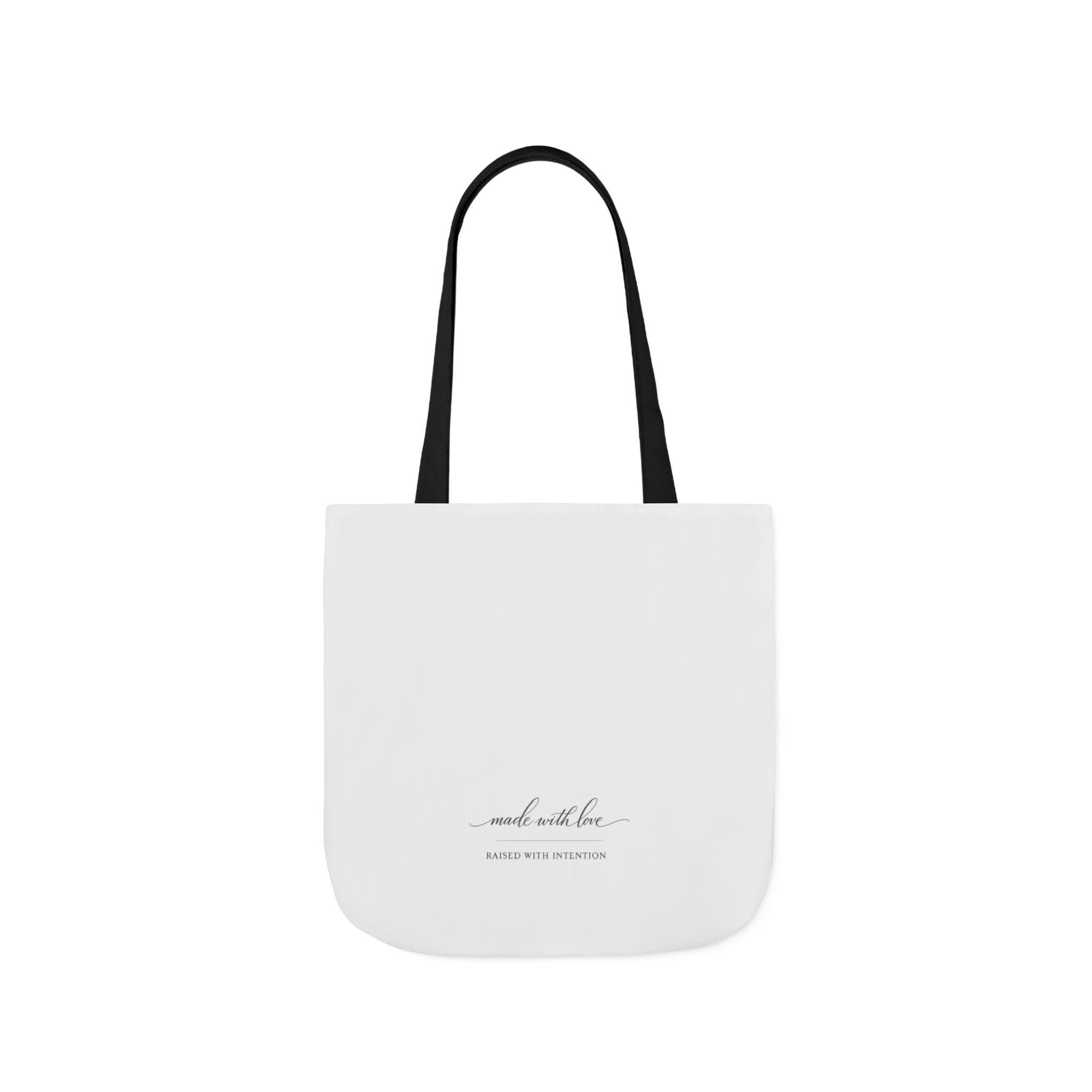 Made With Love, Raised With Intention canvas tote bag from the Nureli collection, view 7