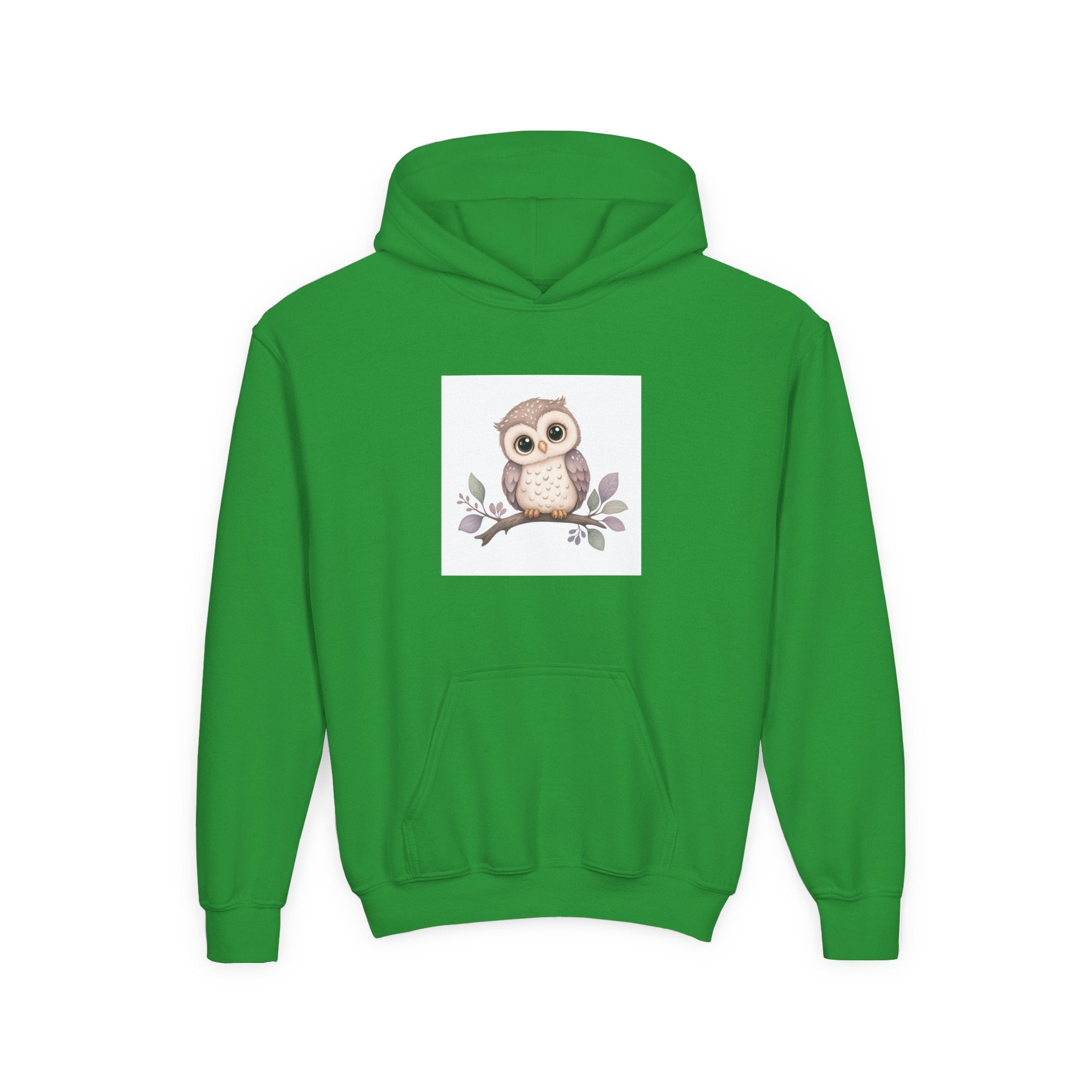 Wise Little Owl soft toddler hoodie from the Nureli collection, view 8