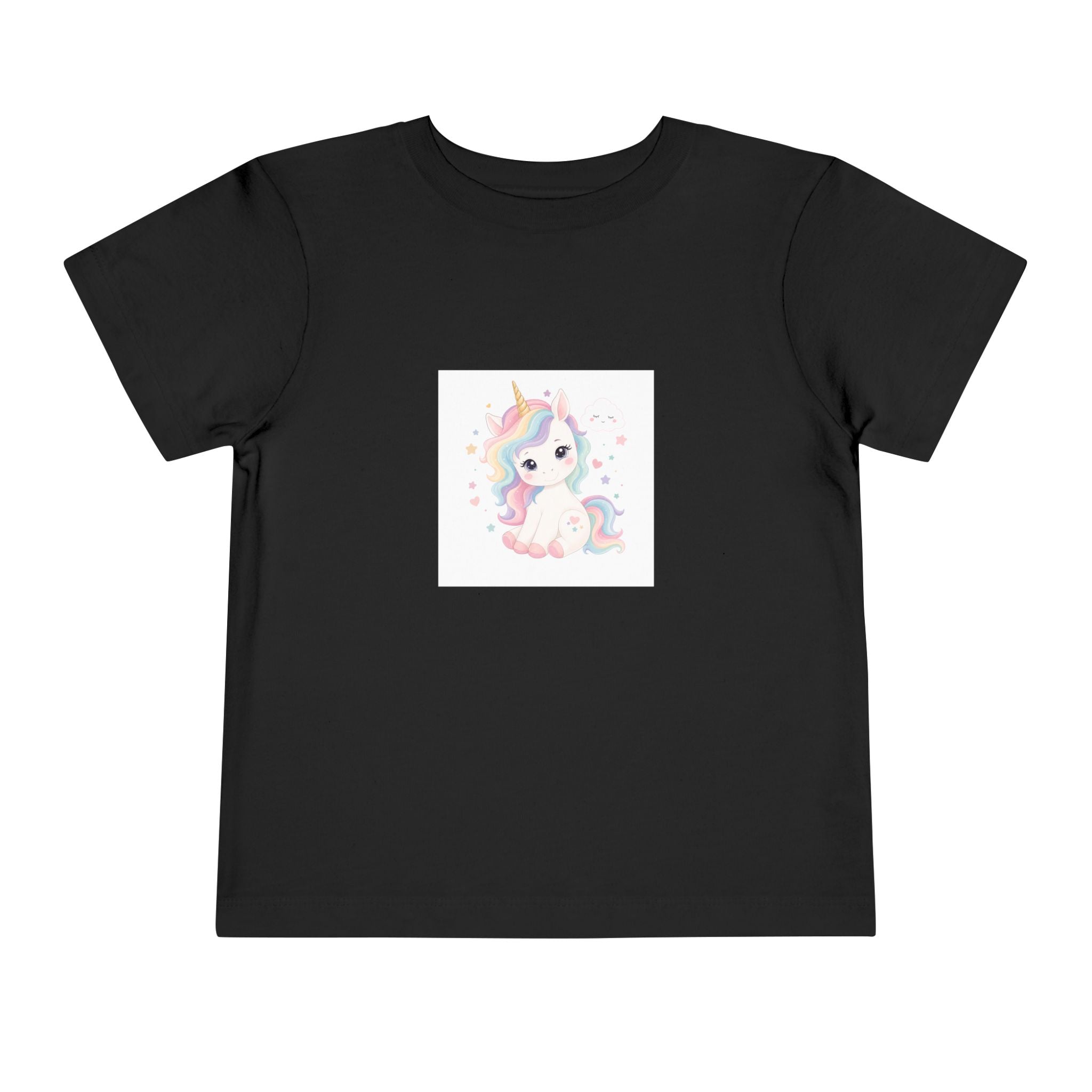 Dreamy Unicorn soft toddler tee from the Nureli collection, view 3