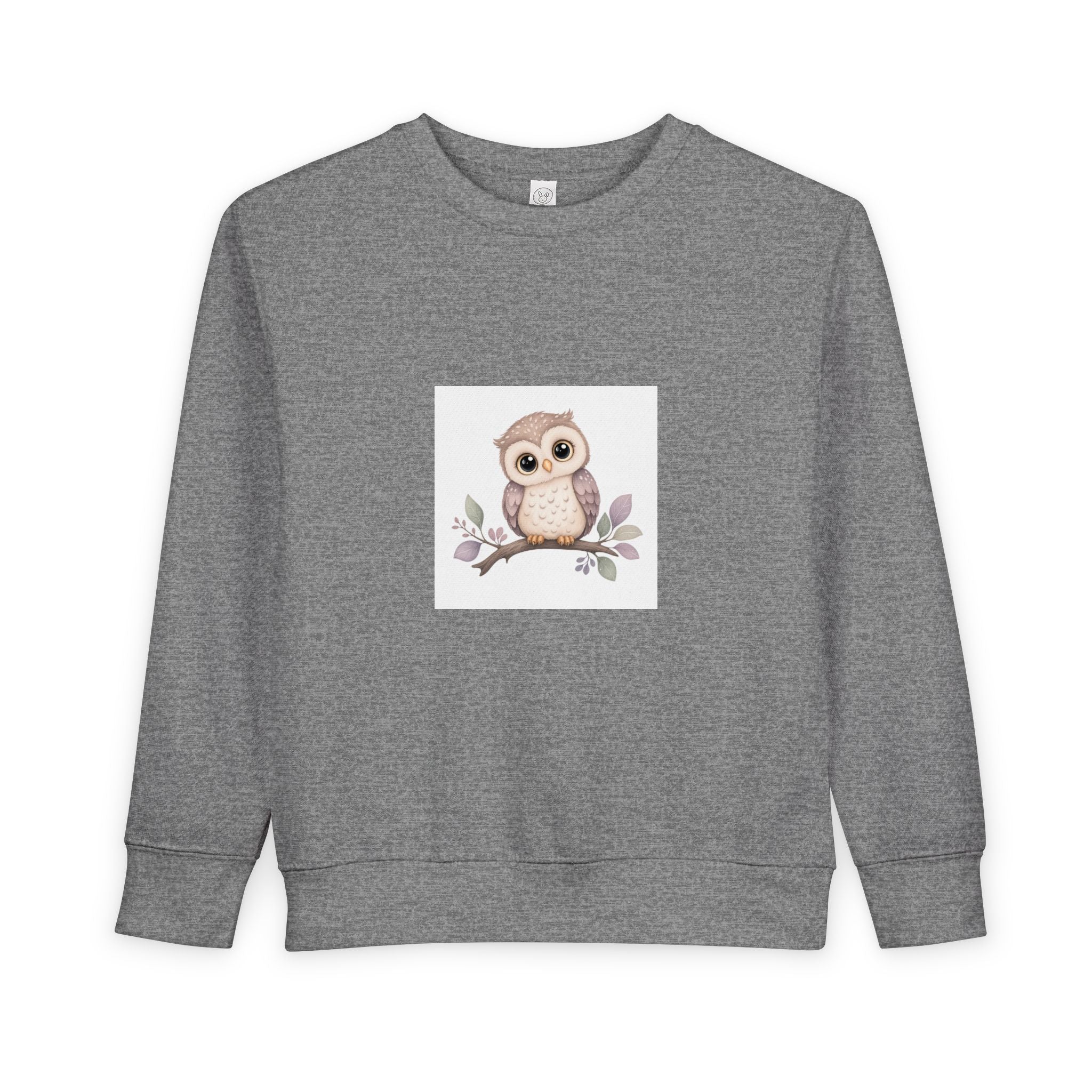Wise Little Owl soft toddler tee from the Nureli collection, view 3
