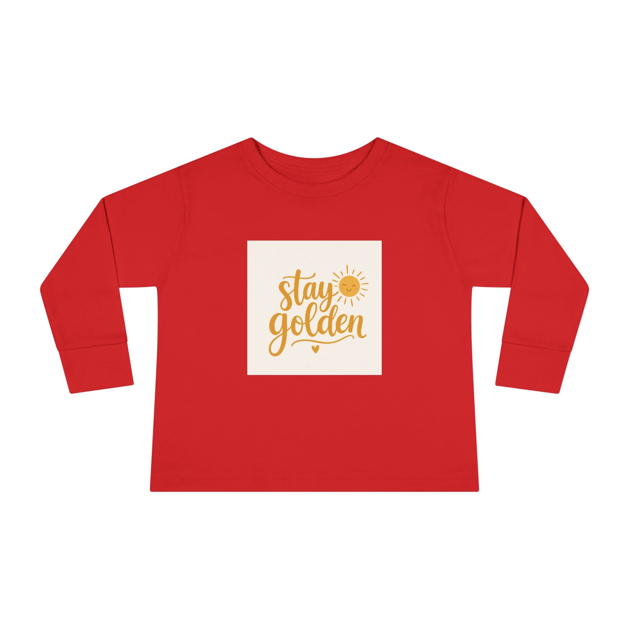 Stay Golden kids long-sleeve tee from the Nureli collection, view 8